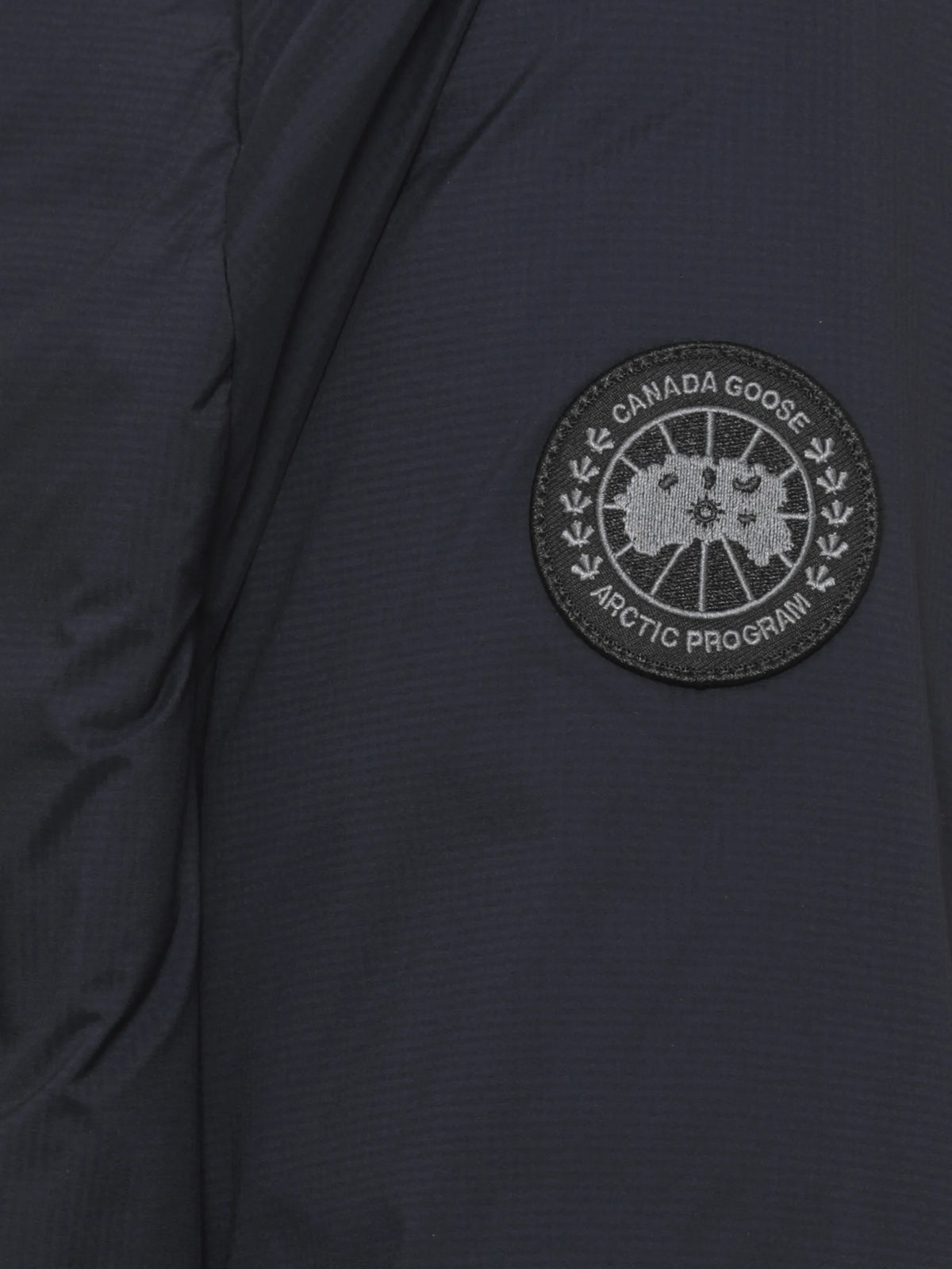 Lodge logo-patch jacket