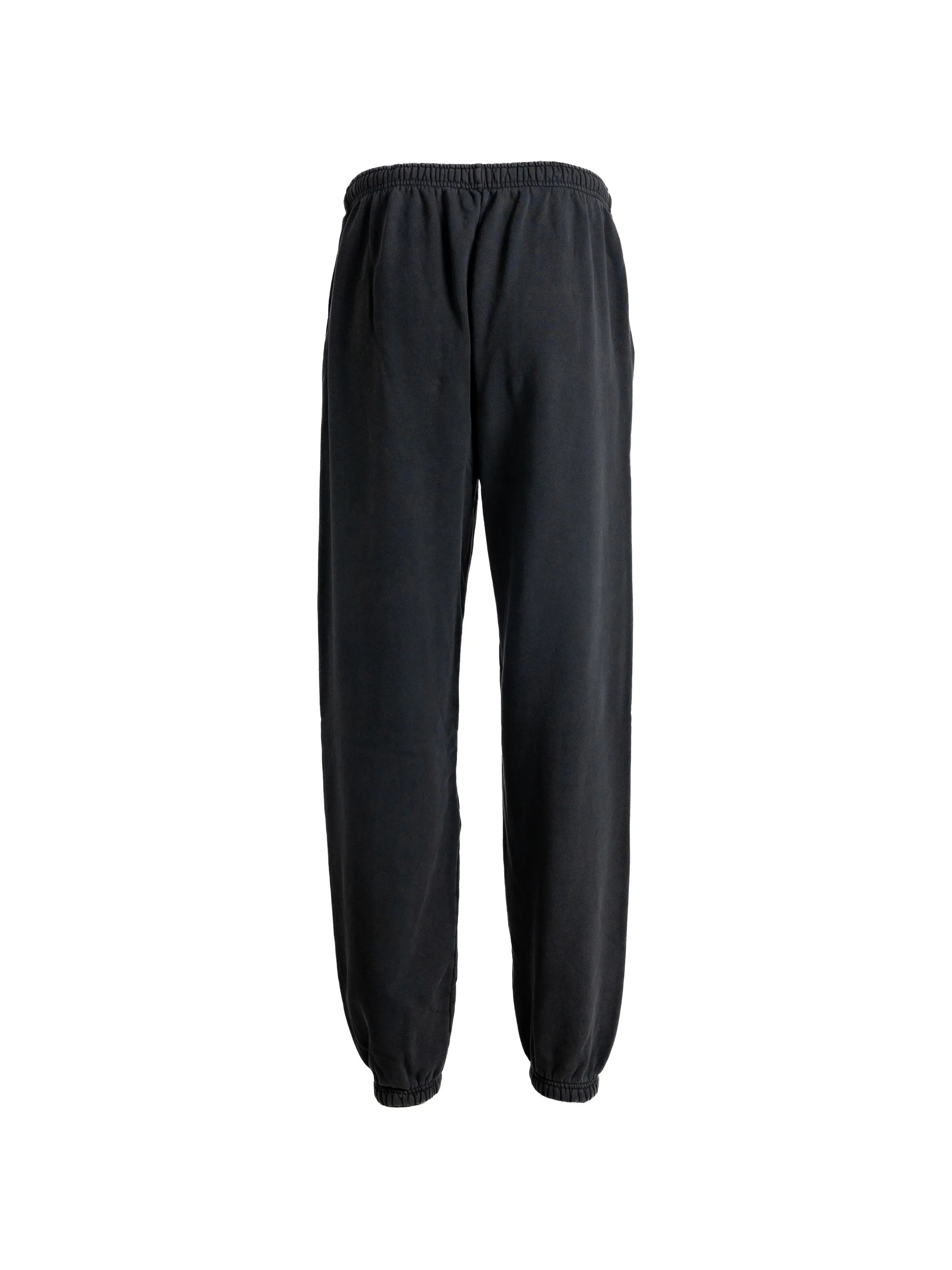 logo-print elasticated-cuff track pants