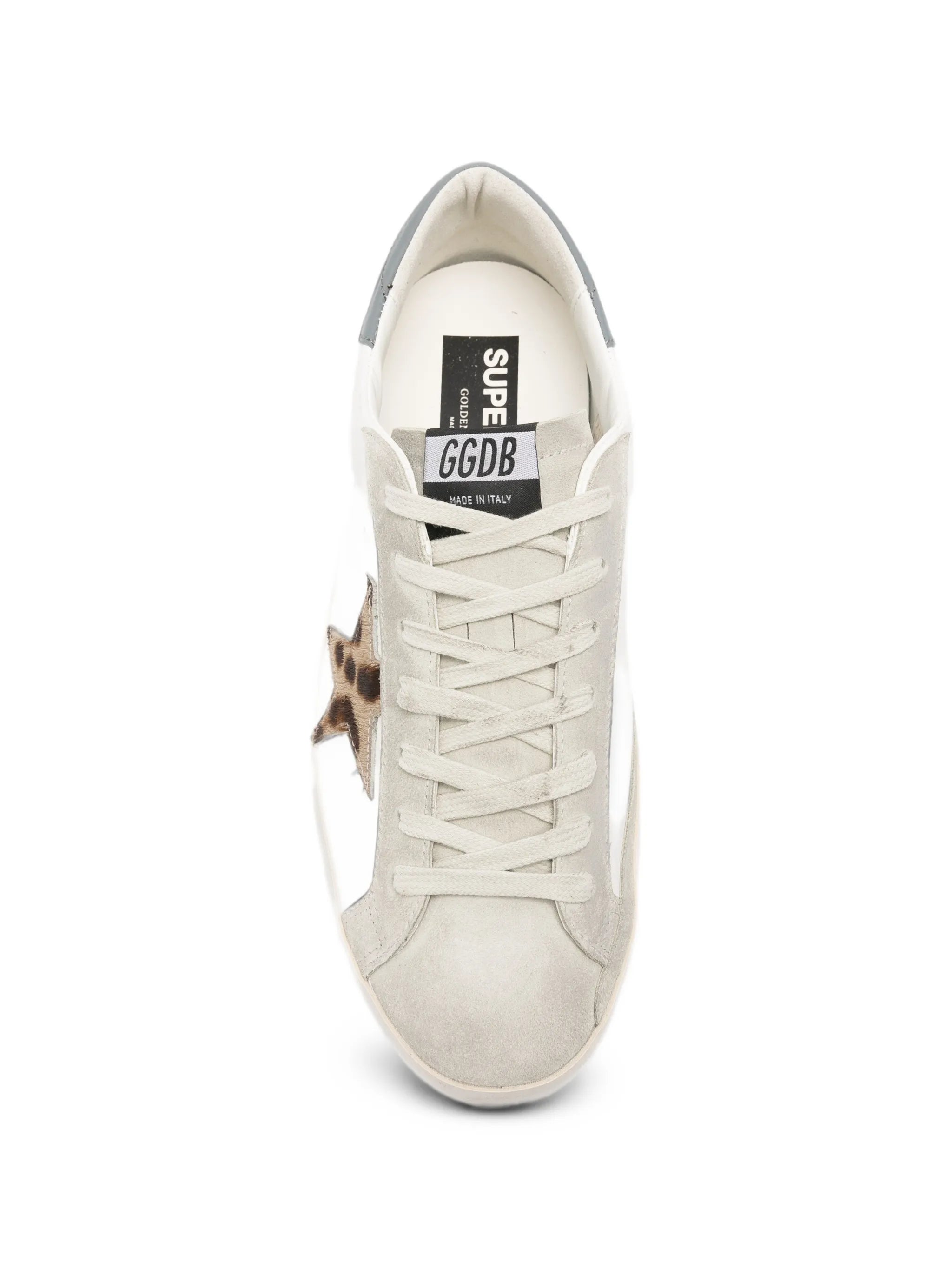 Superstar leopard-patch sneakers