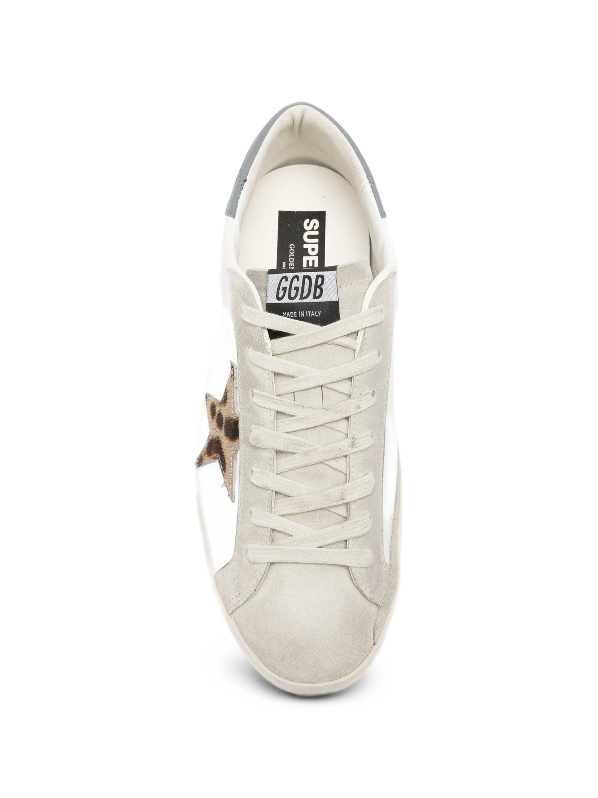 Superstar leopard-patch sneakers