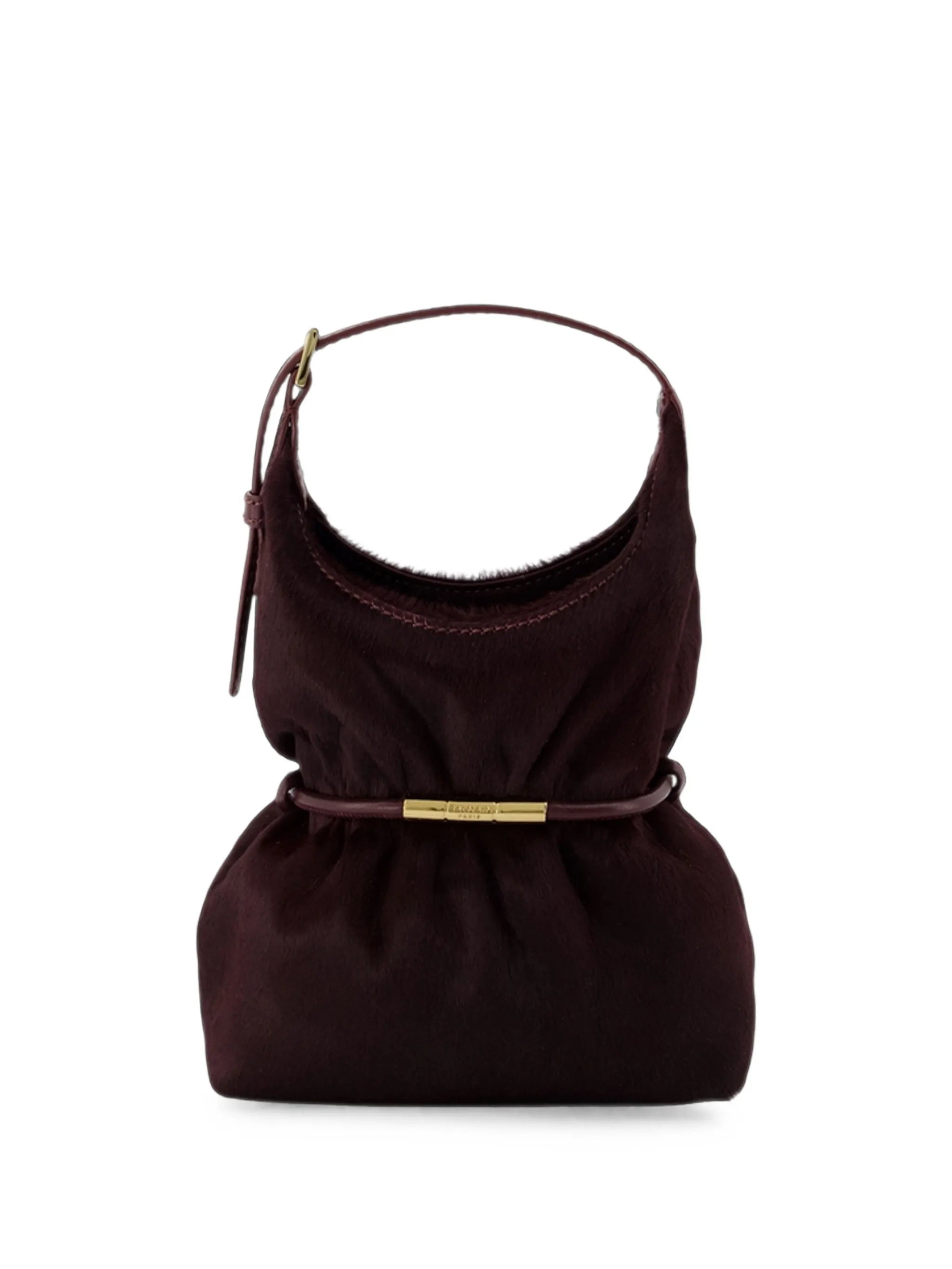 mini Sphynx hair-on leather shoulder bag