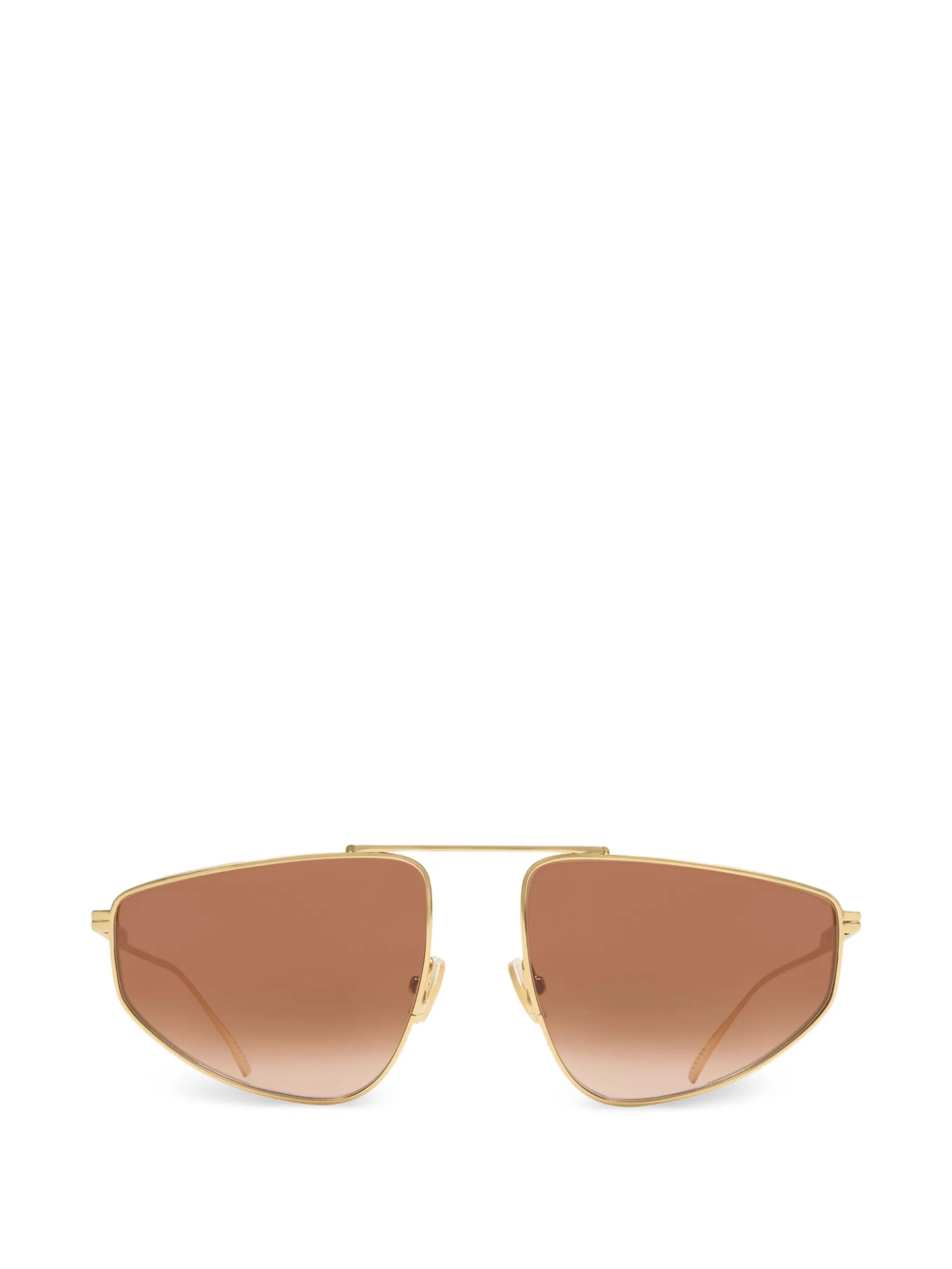 geometric-frame sunglasses