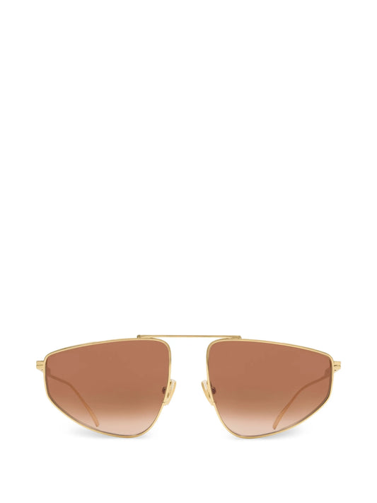 geometric-frame sunglasses