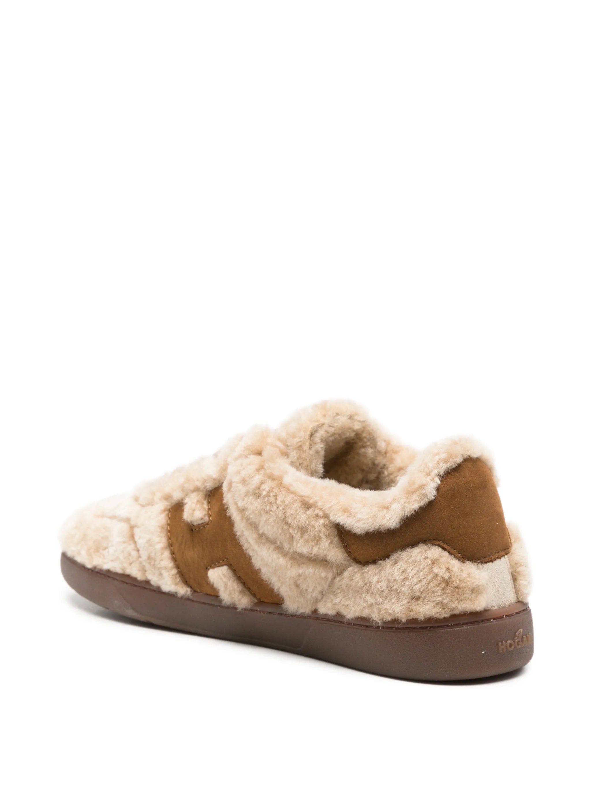 shearling H-logo sneakers