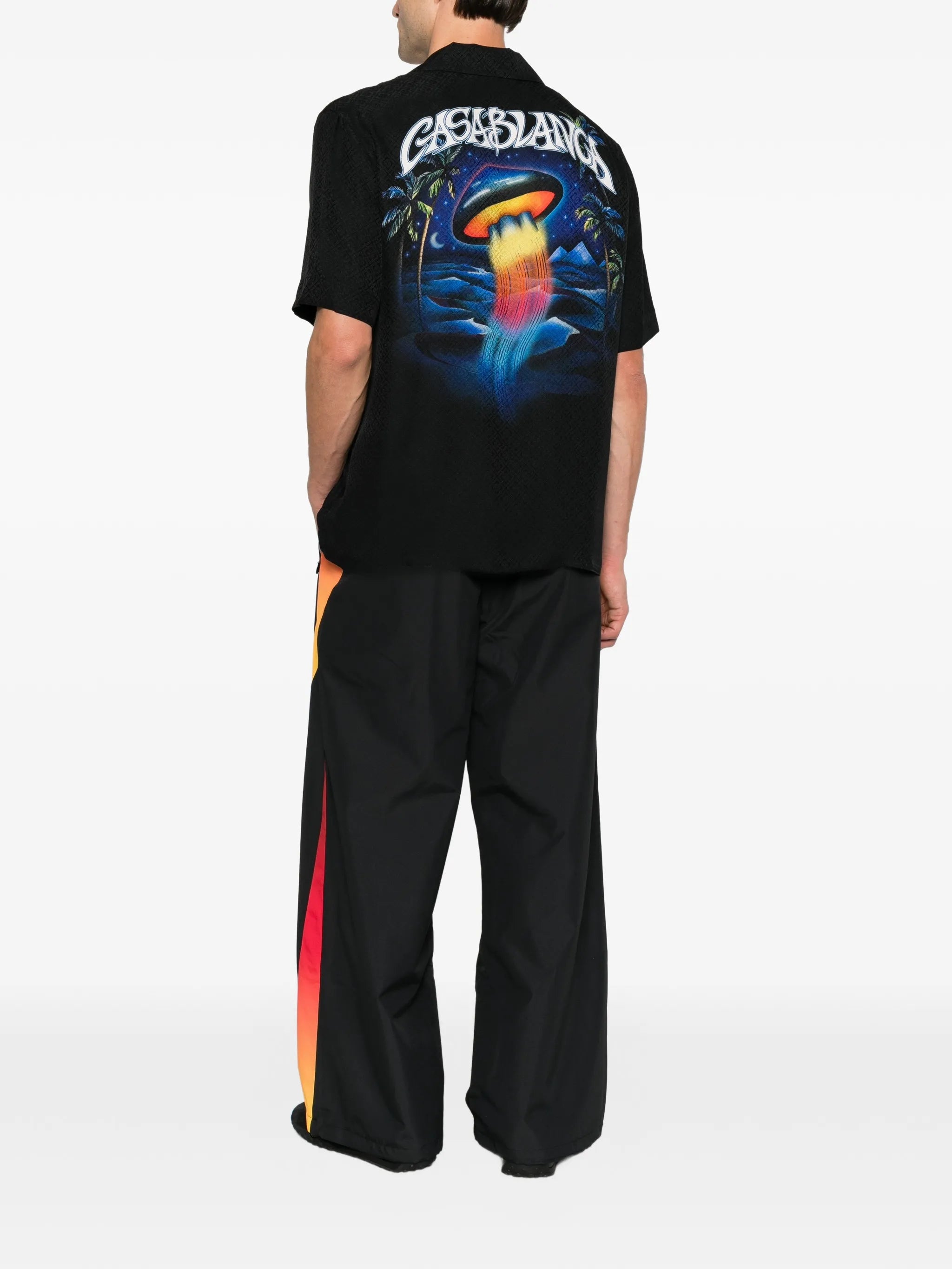 Sahara Twilight short sleeve Silk Shirt