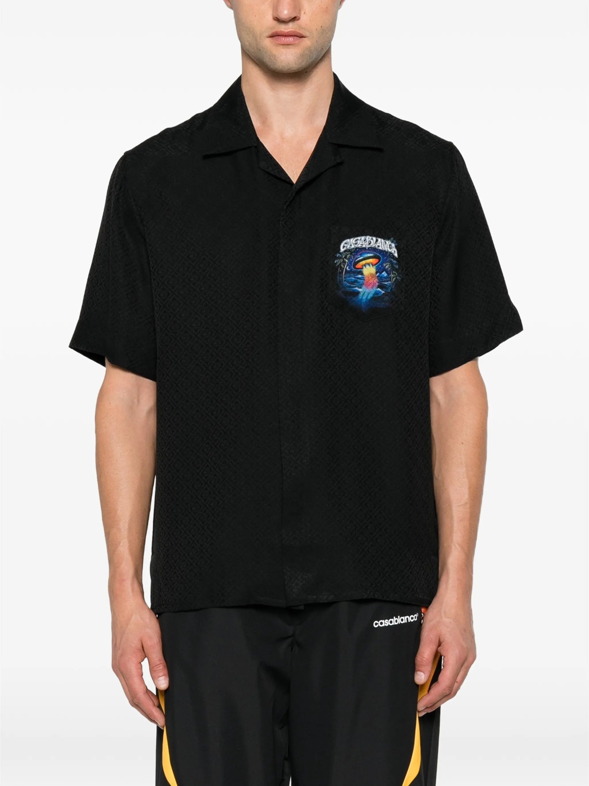 Sahara Twilight short sleeve Silk Shirt
