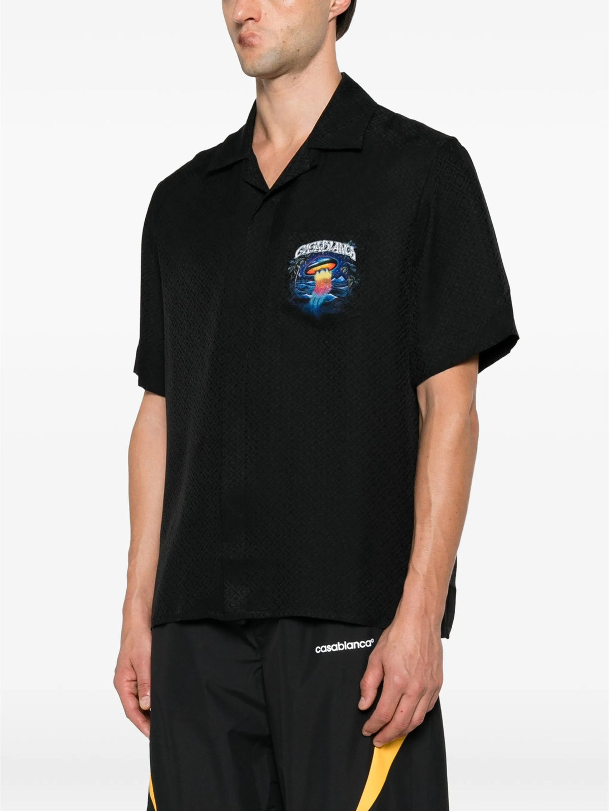 Sahara Twilight short sleeve Silk Shirt
