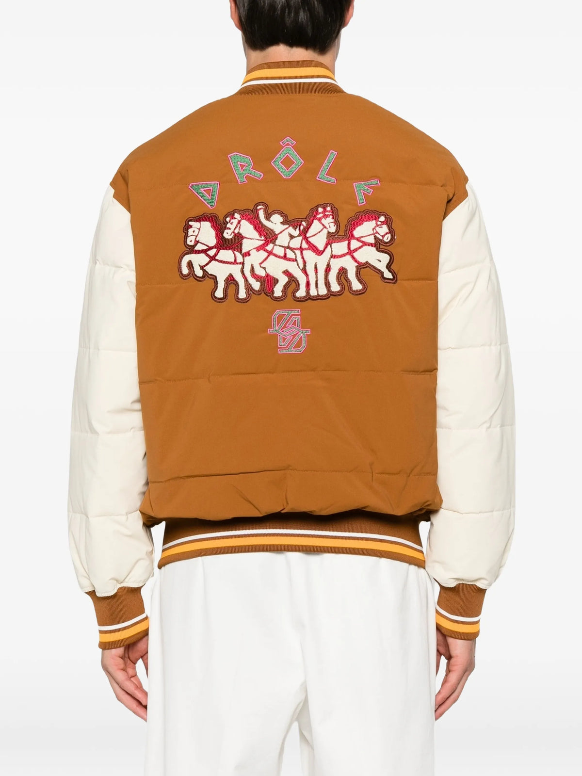 embroidered padded jacket