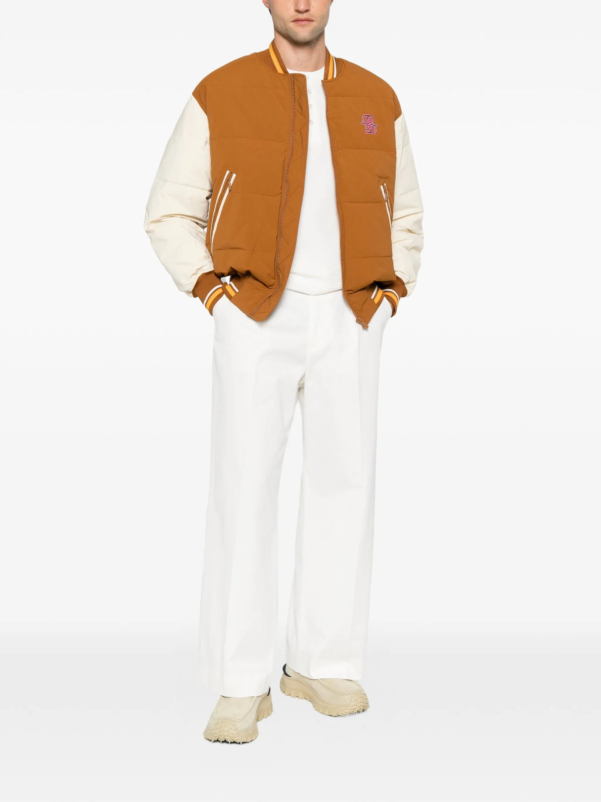 embroidered padded jacket