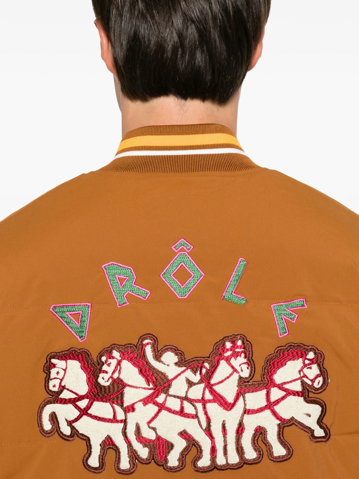 embroidered padded jacket
