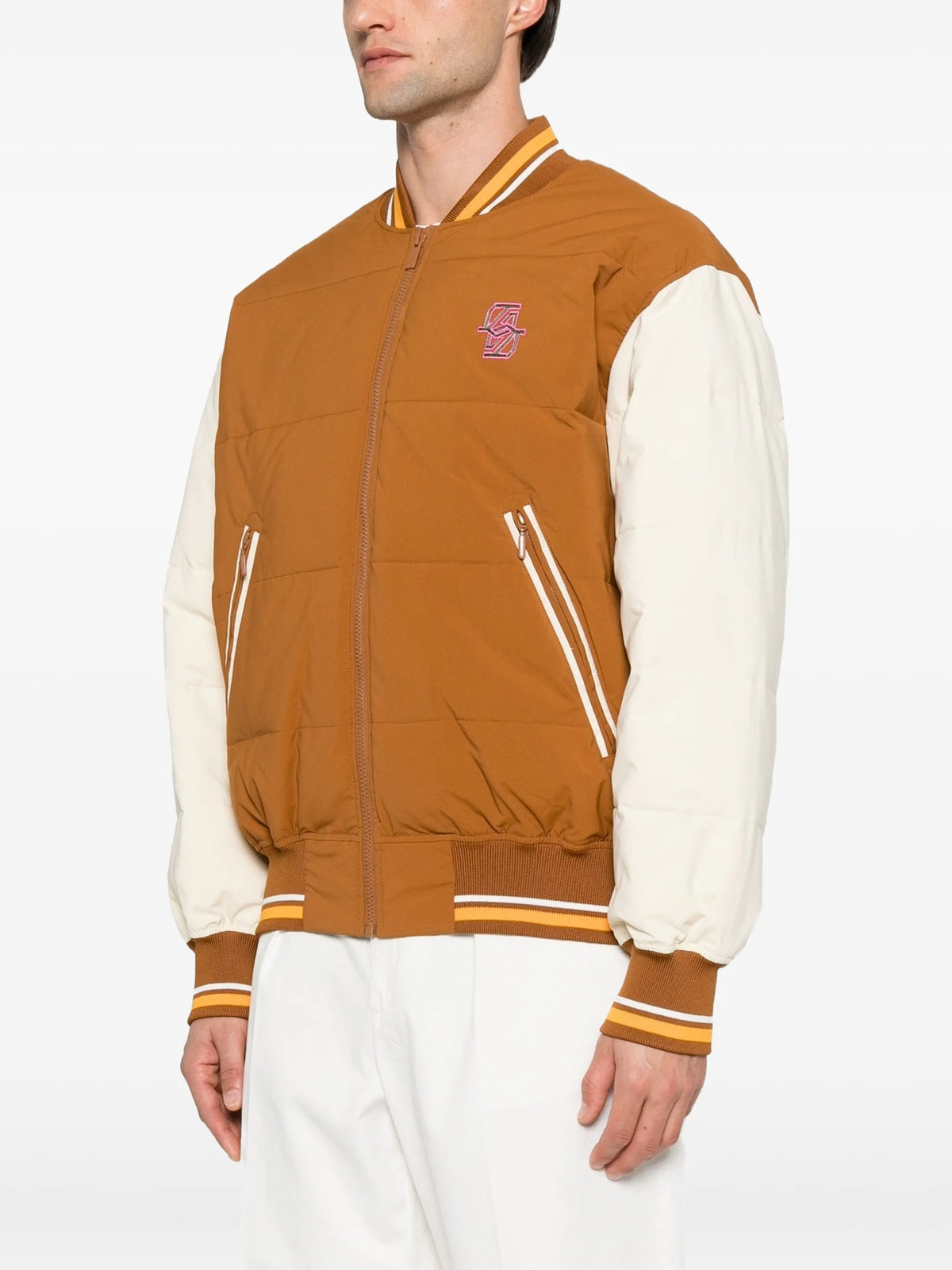 embroidered padded jacket