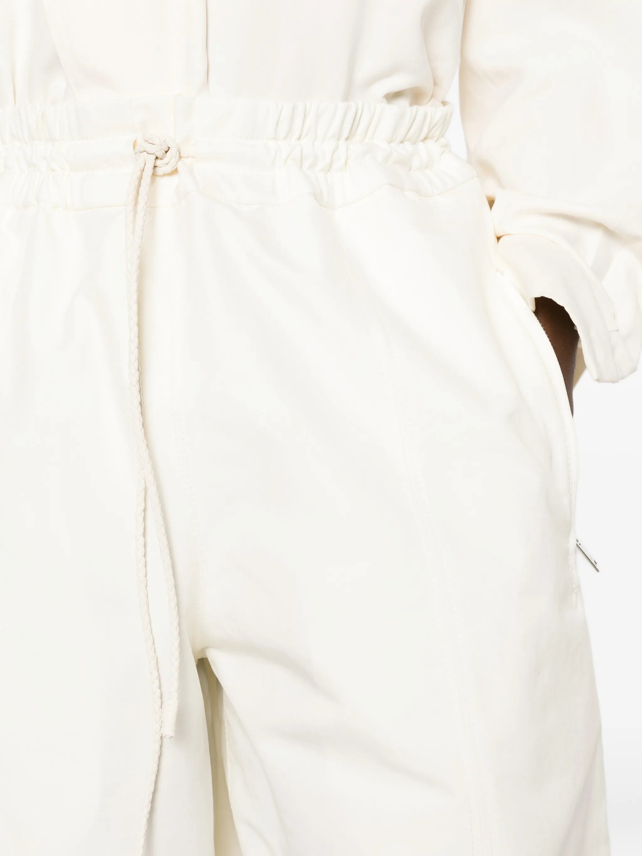 drawstring-waist track pants