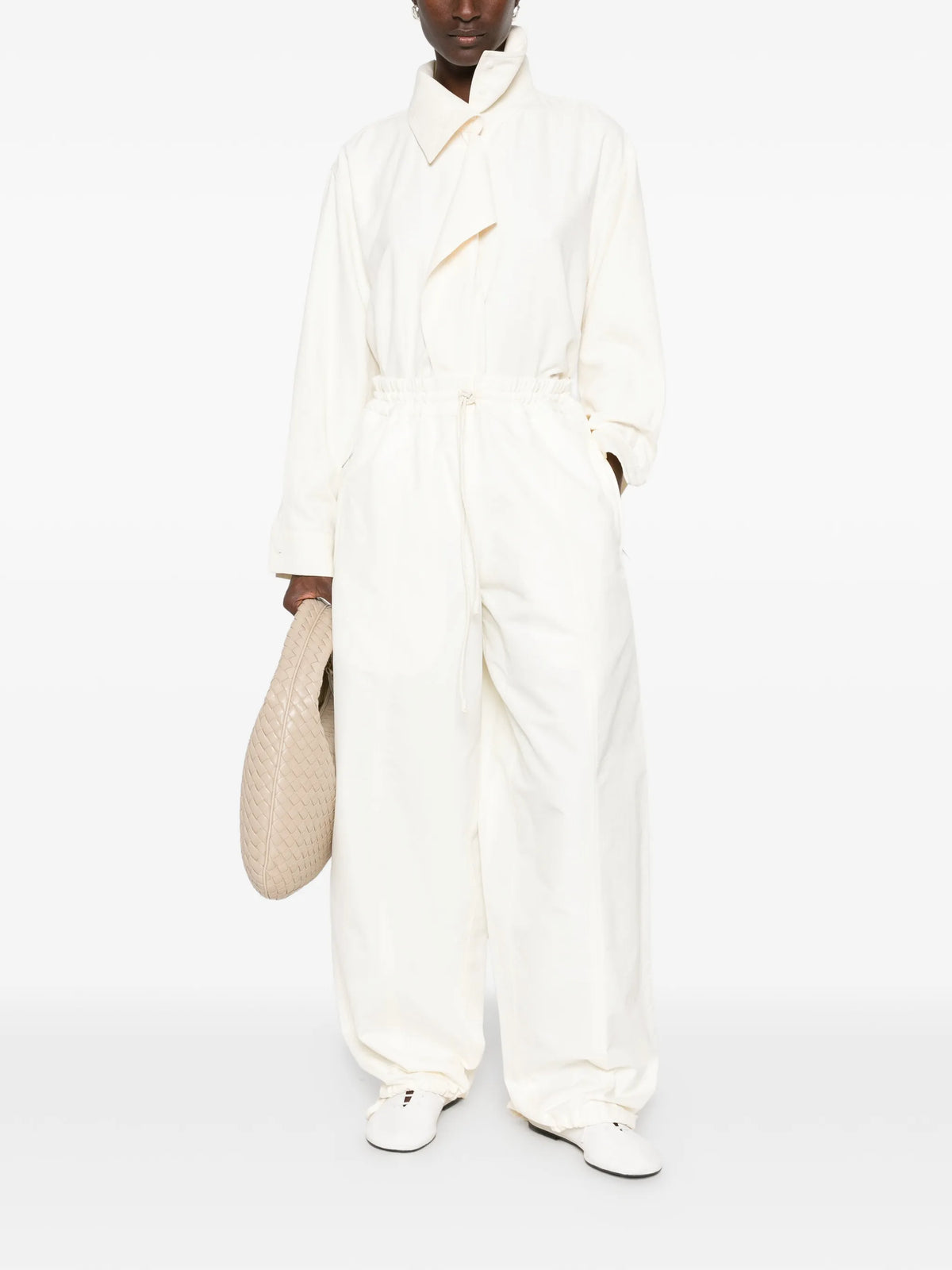 drawstring-waist track pants