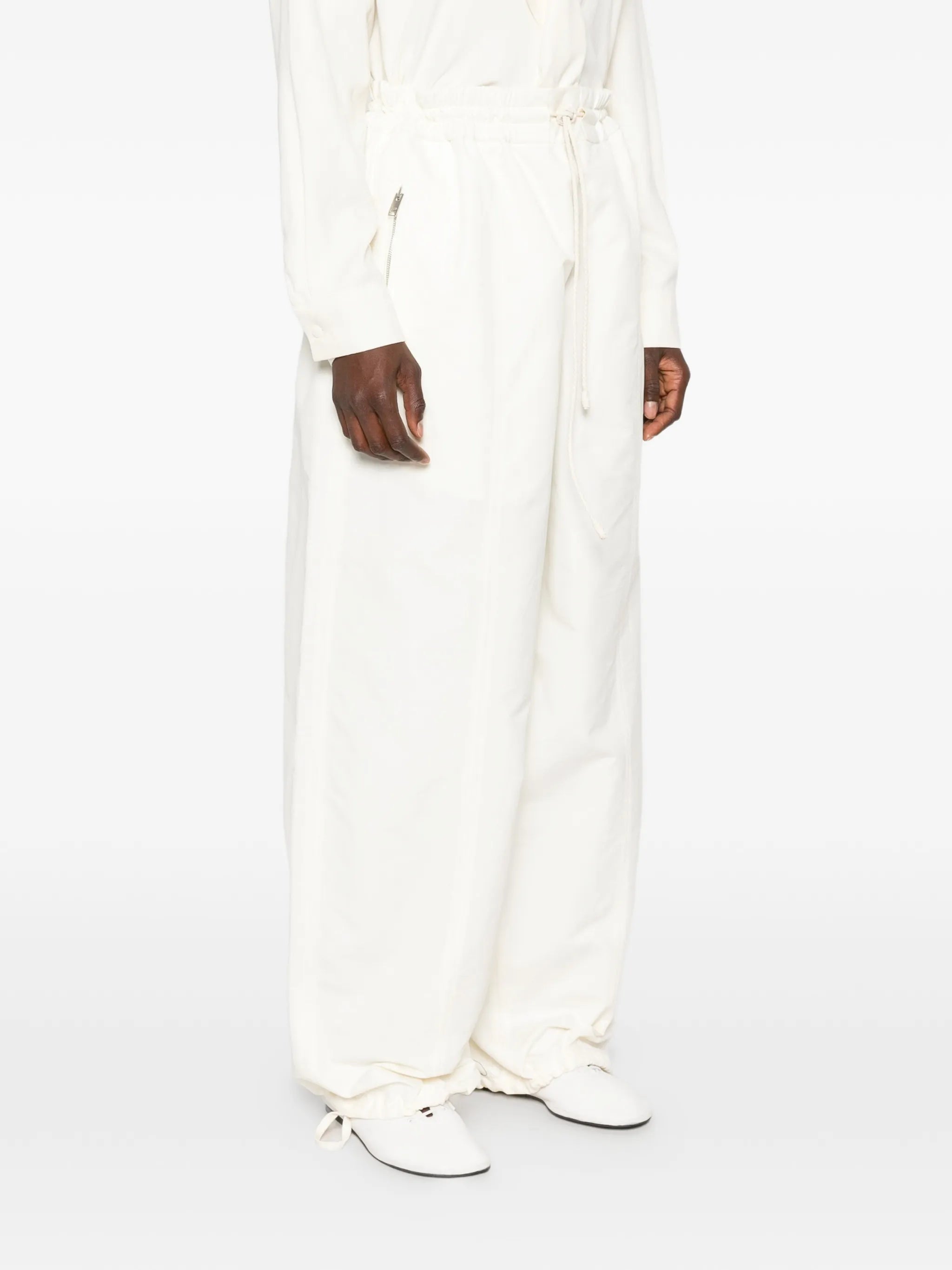drawstring-waist track pants