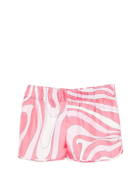 silk chino shorts