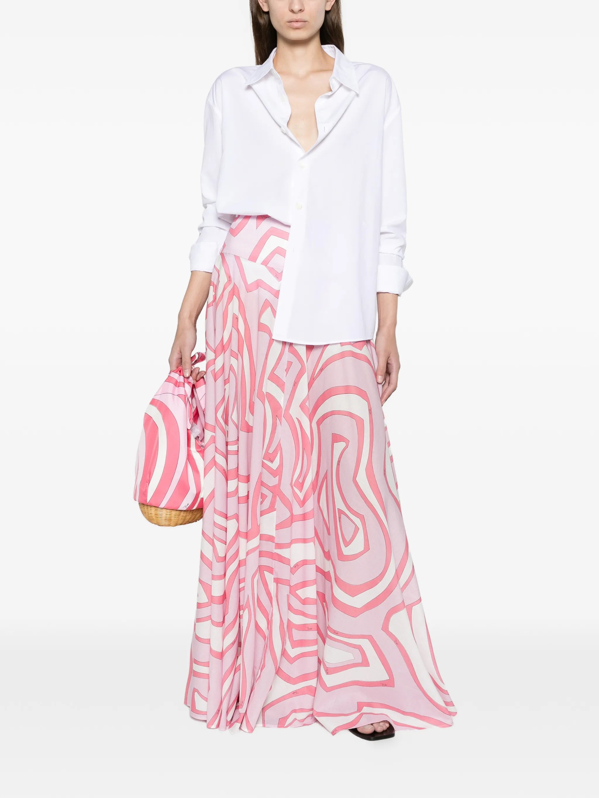 cotton maxi skirt