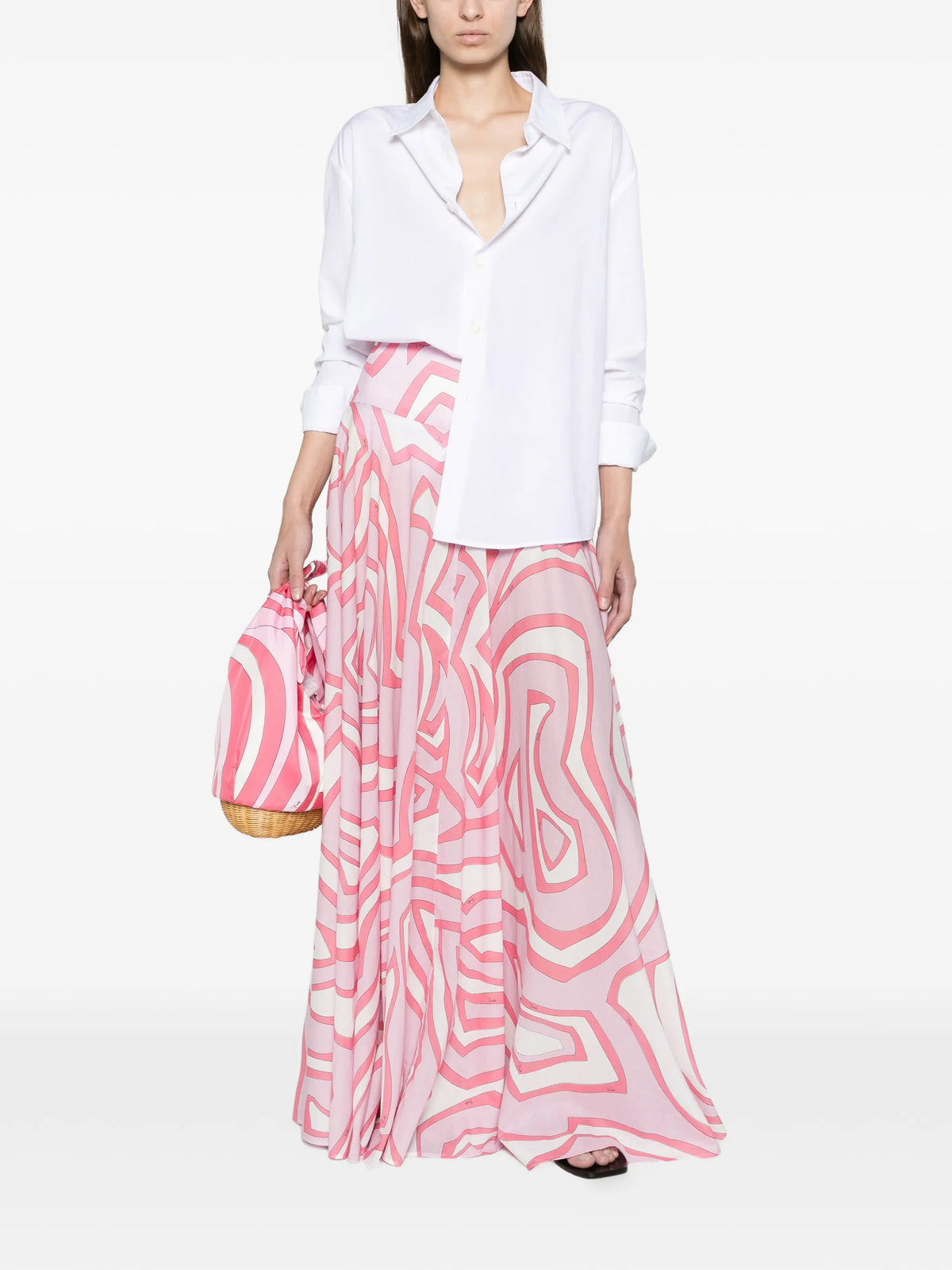 cotton maxi skirt