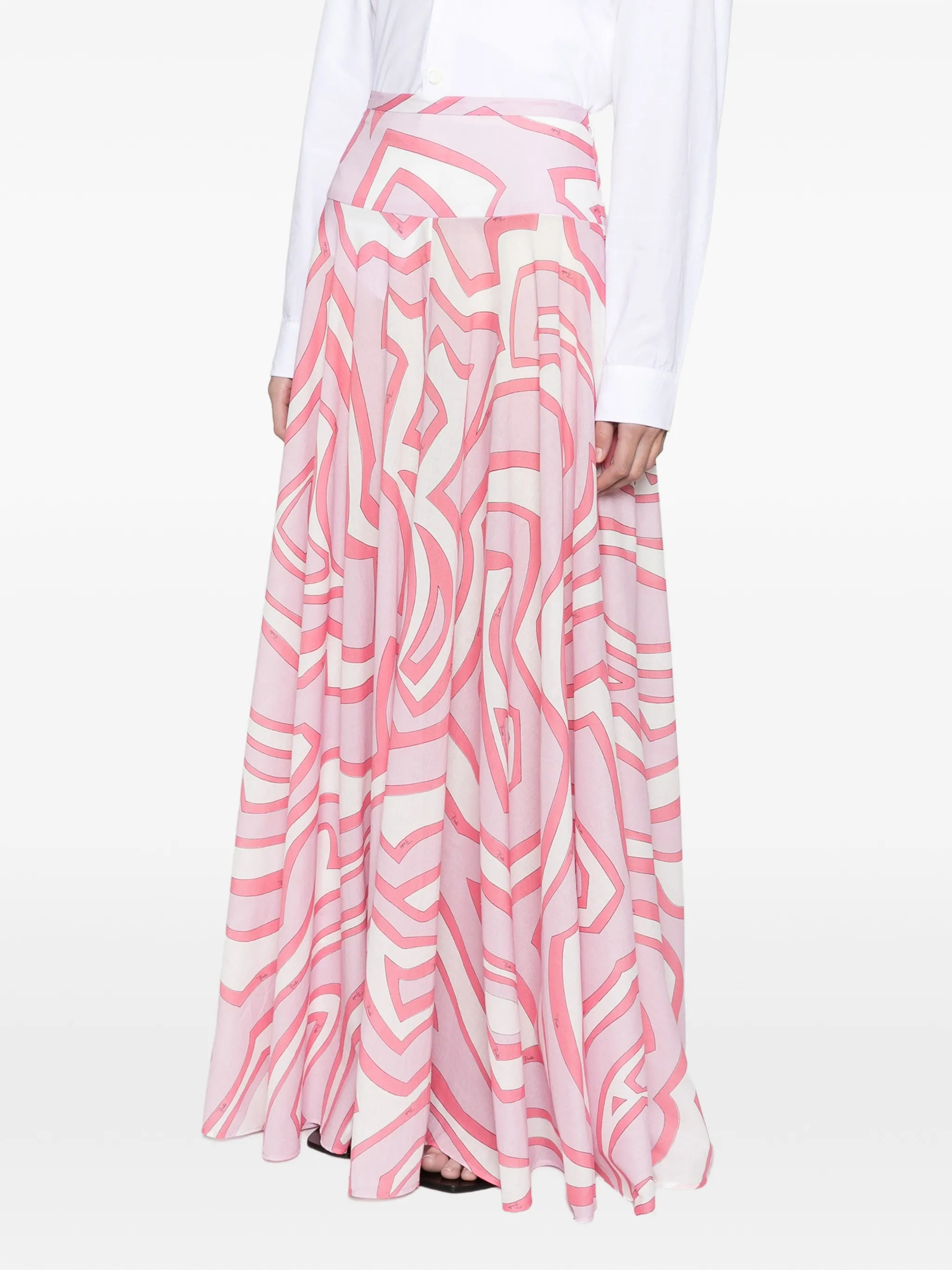 cotton maxi skirt
