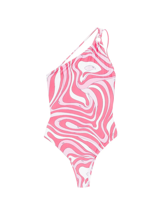 one-shoulder swimsuit