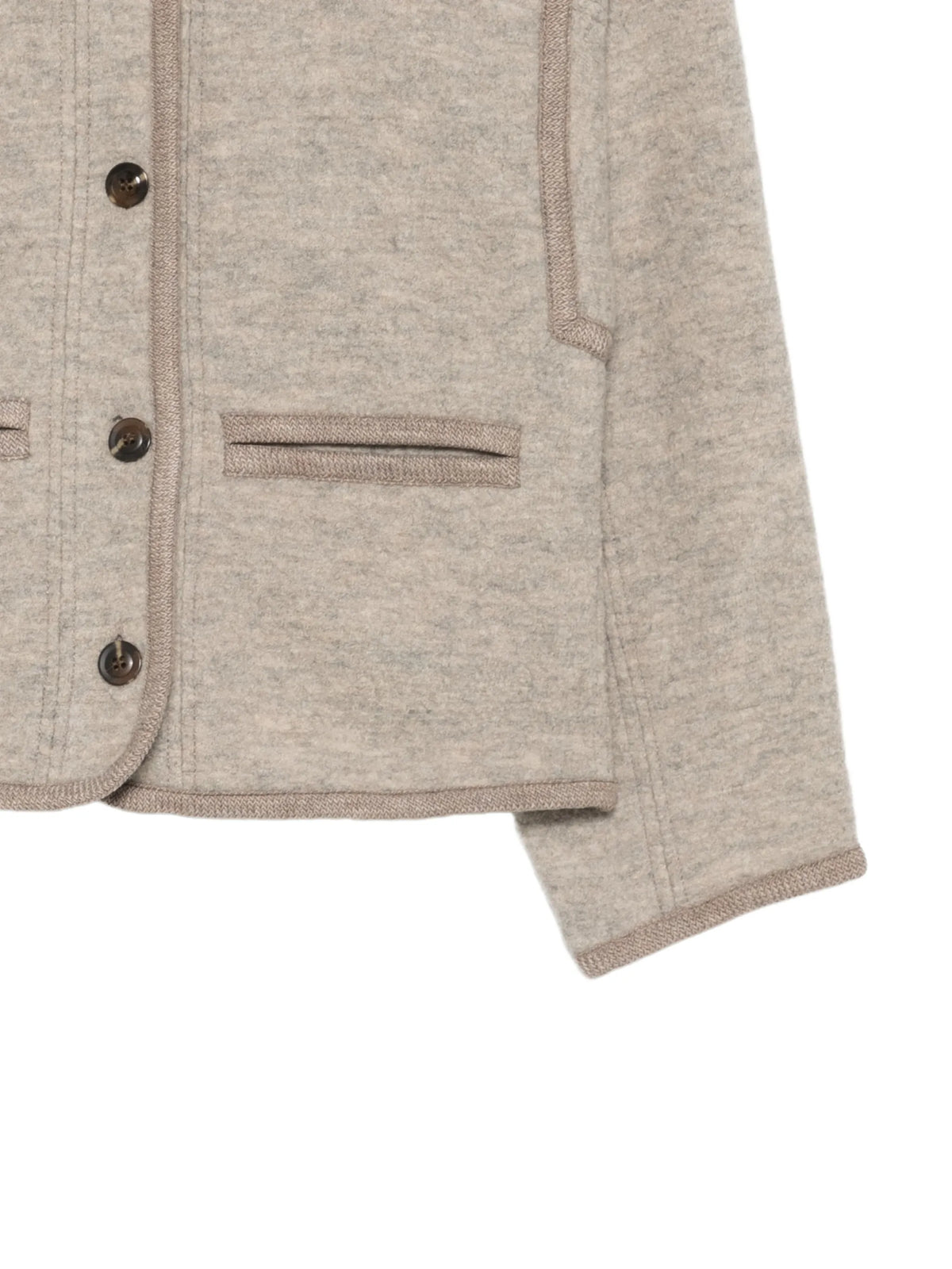 Olympe button-up wool jacket