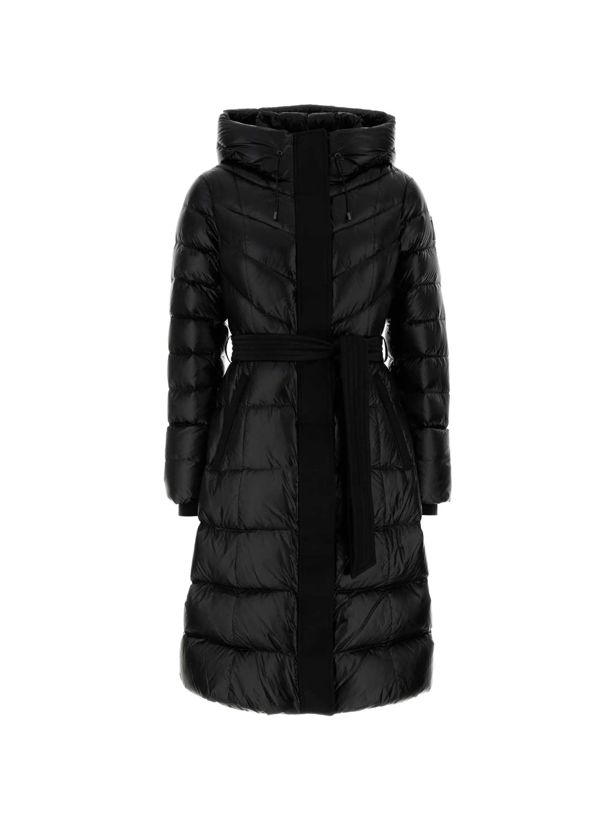 Coralia belted quilted PARKA coat