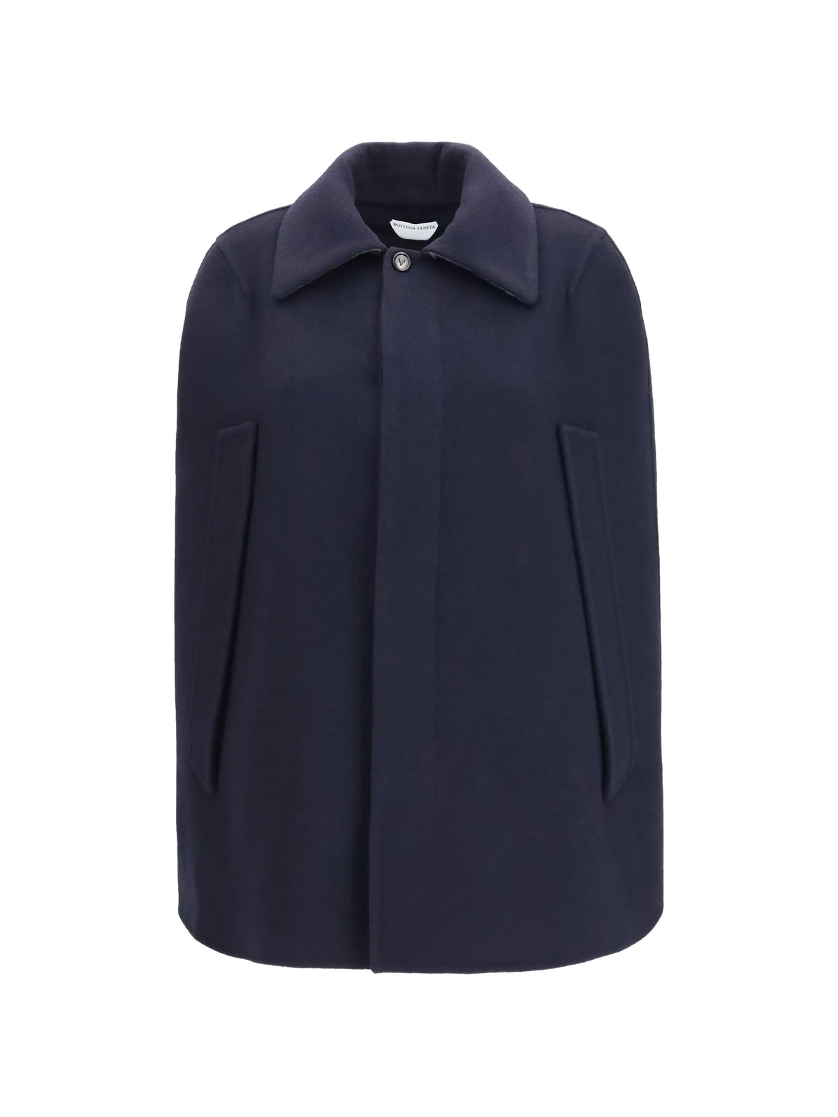Intrecciato double breasted coat