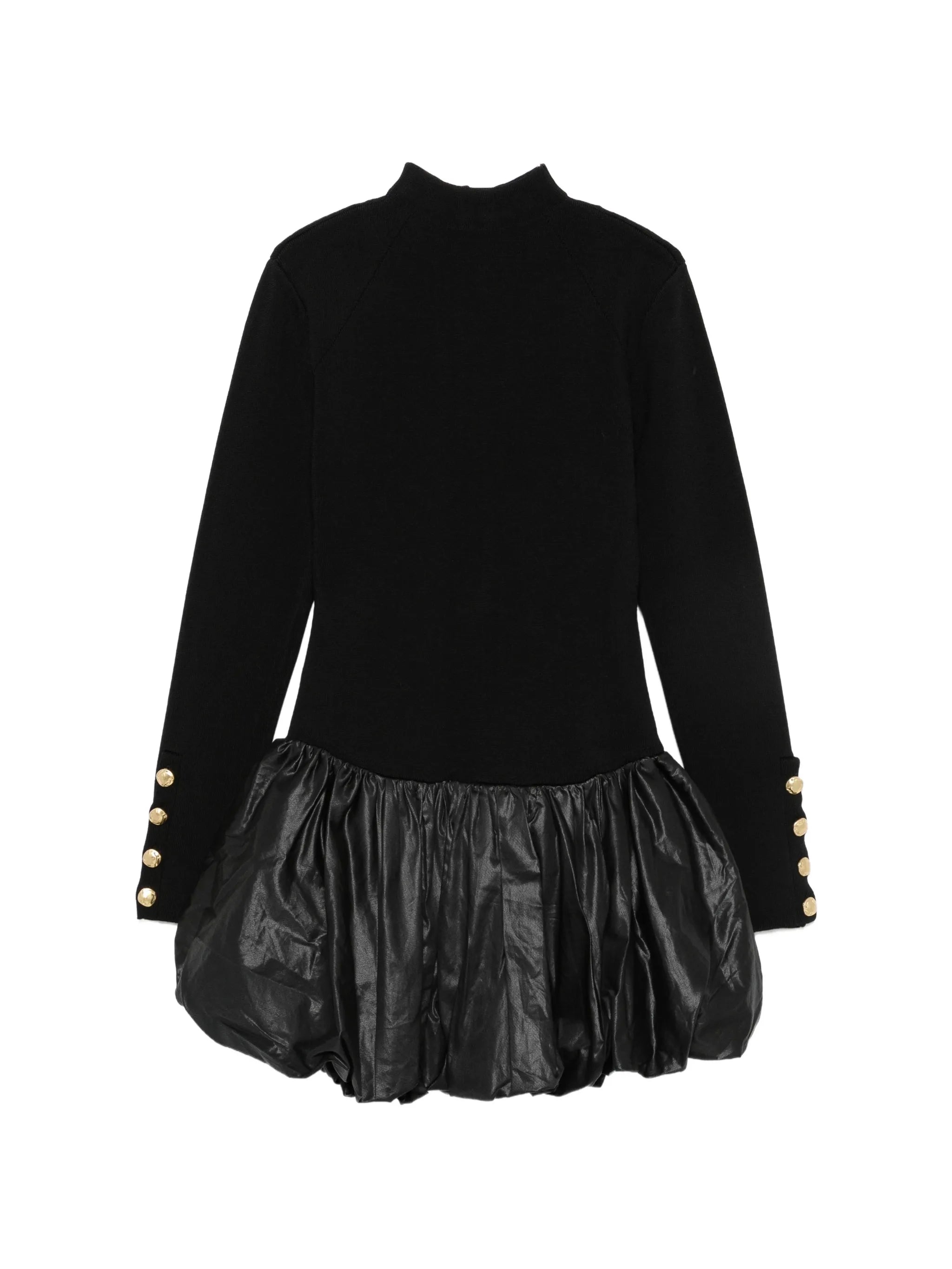 Elodi button-embellished bubble-hem mini dress