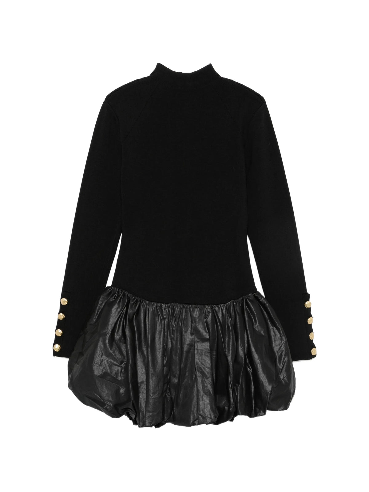 Elodi button-embellished bubble-hem mini dress