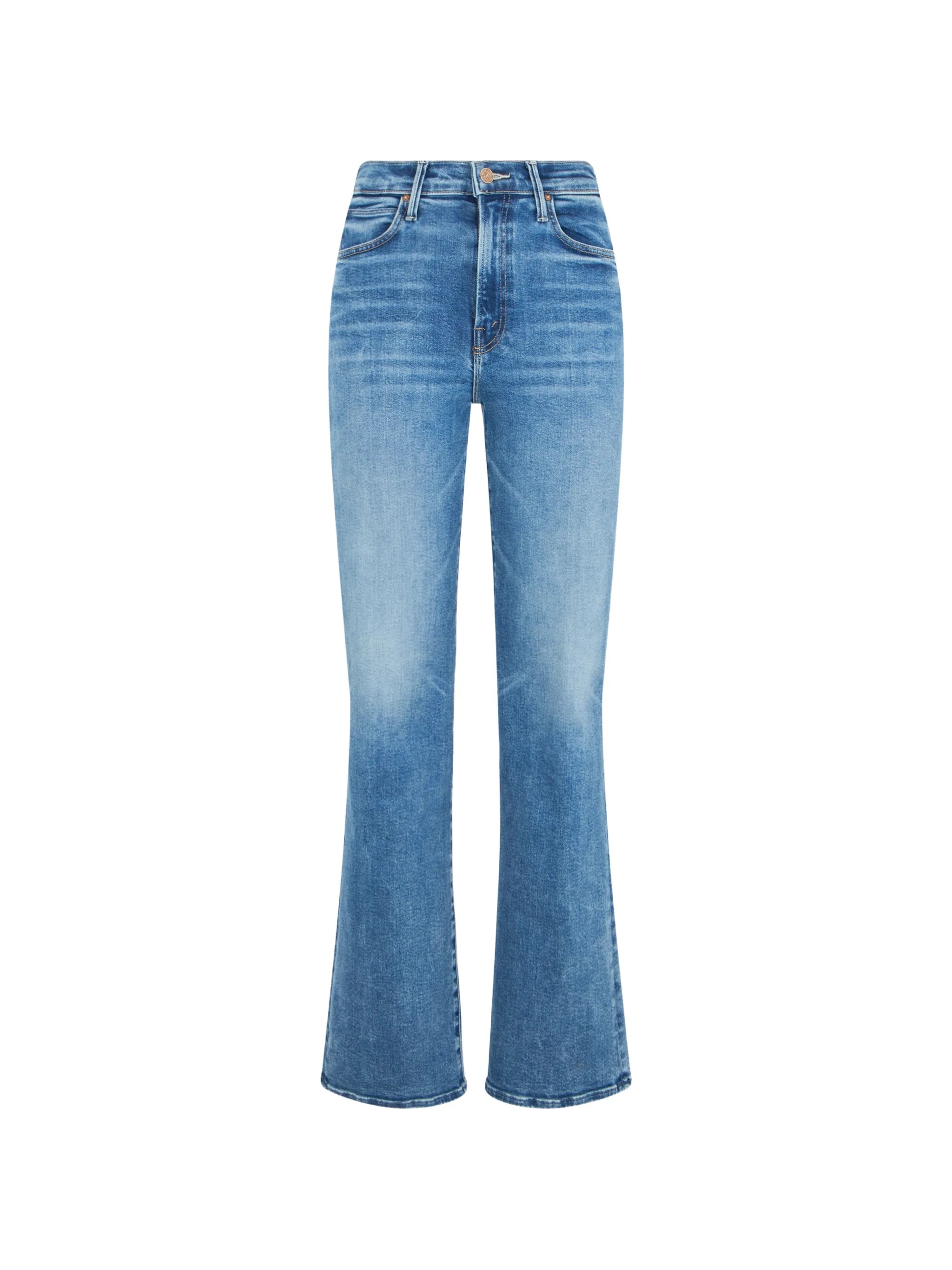 The Kick It faded-effect flared jeans