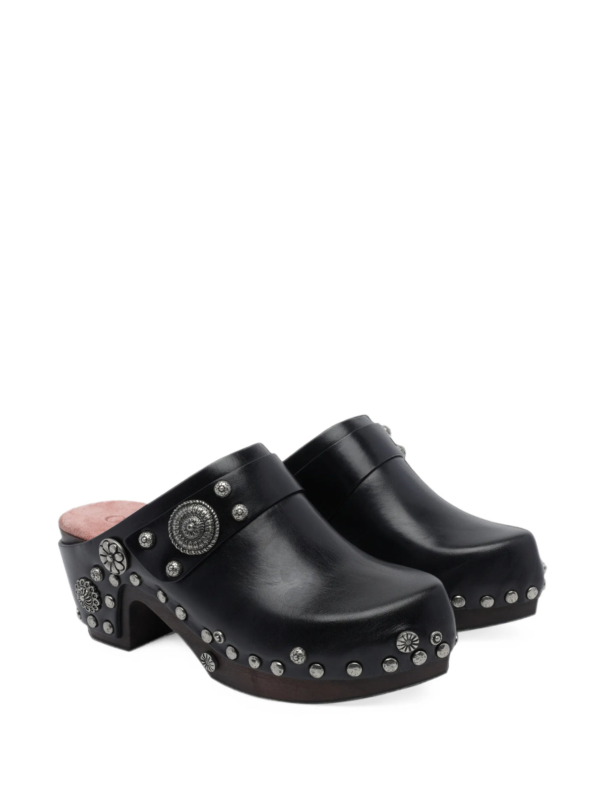 Talis studded leather mules