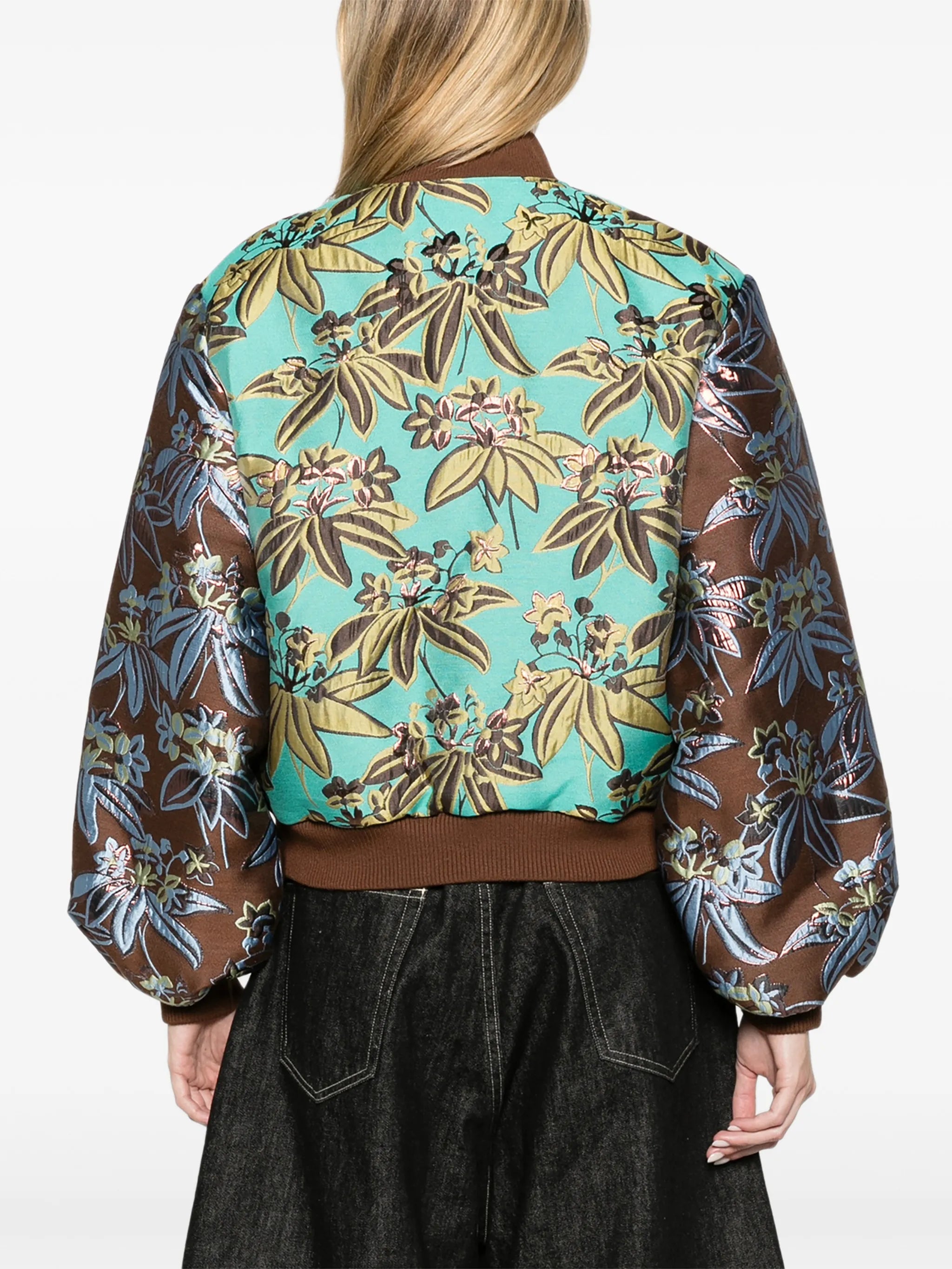 Bodie jacquard bomber jacket