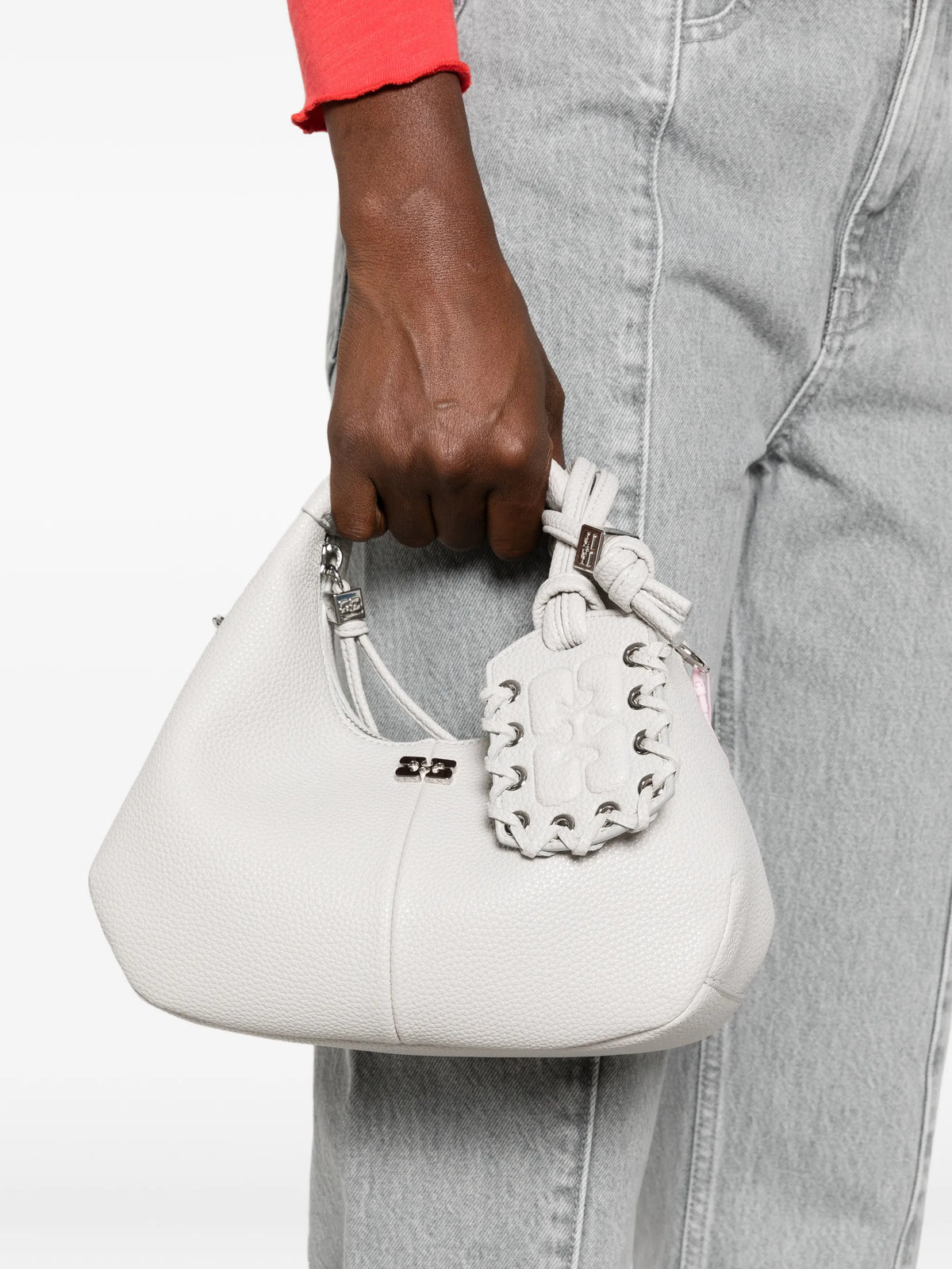 Bou knotted leather tote bag