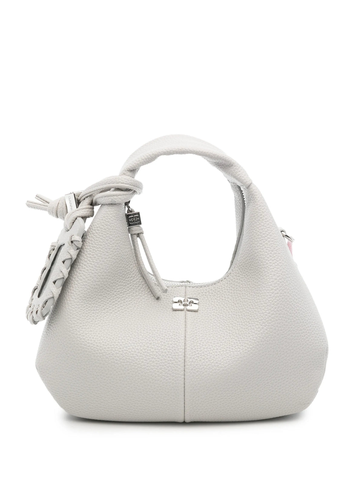 mini grained leather tote bag