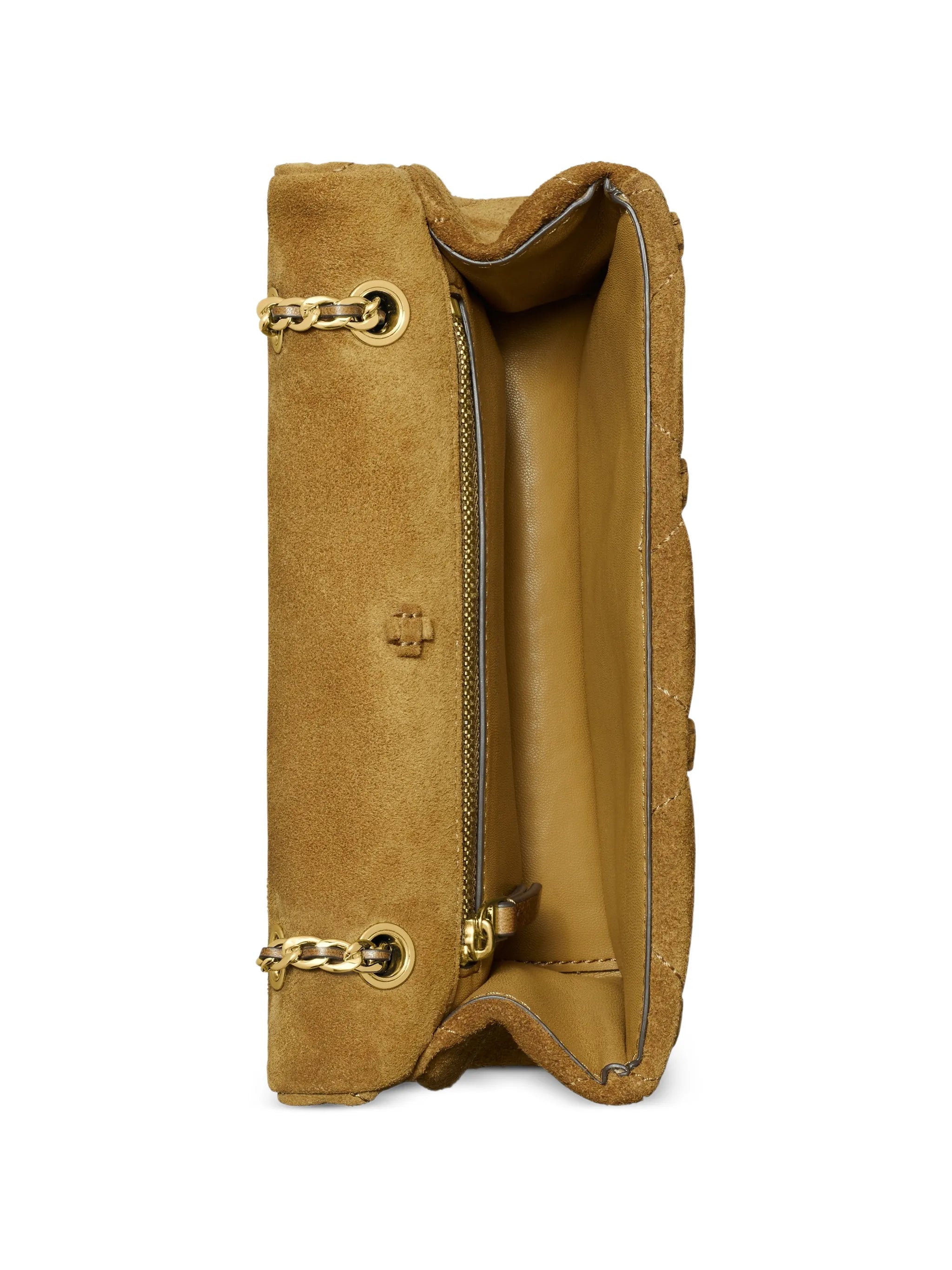 small Bunny Knot suede shoulder bag