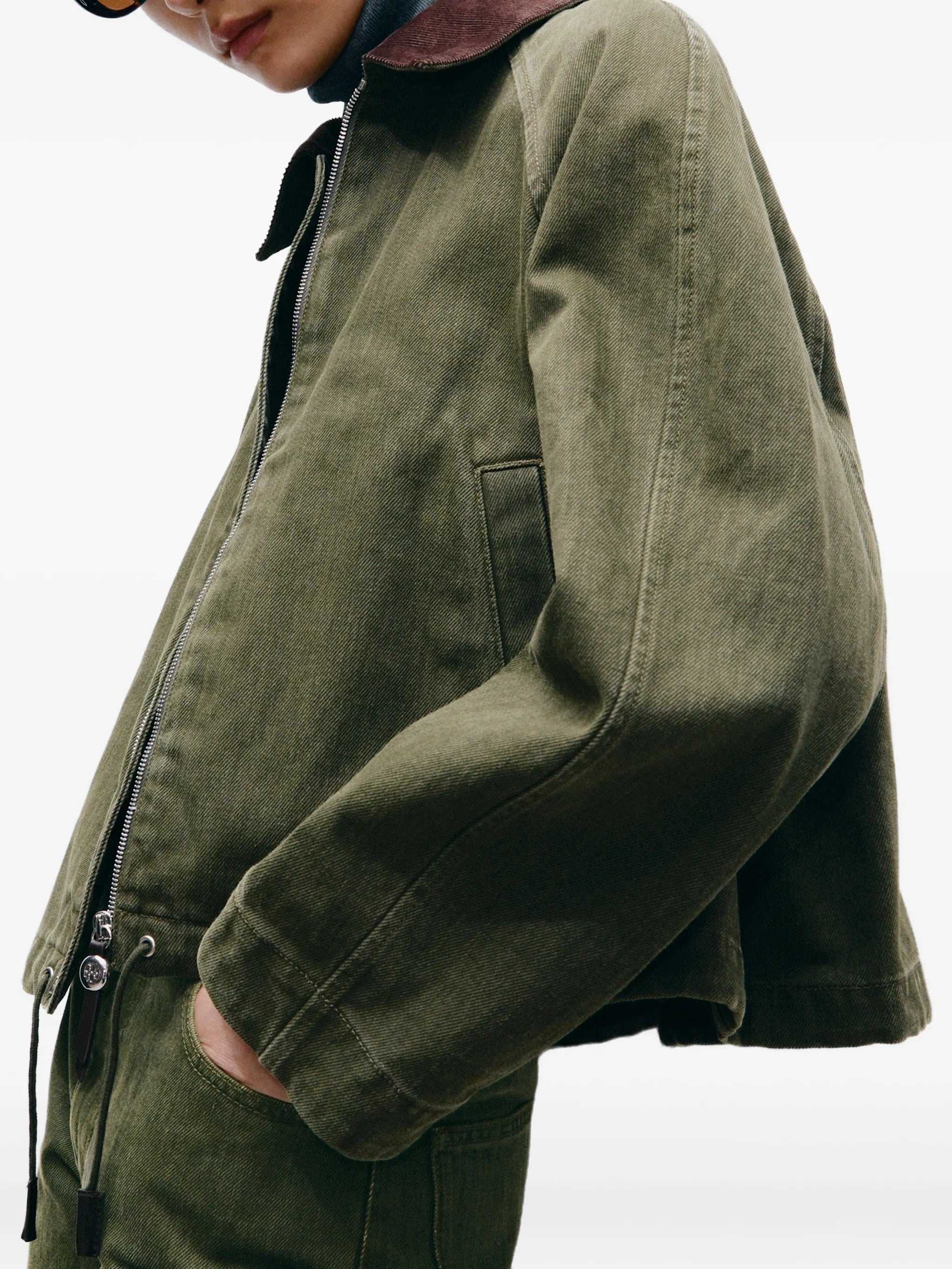 denim bomber jacket