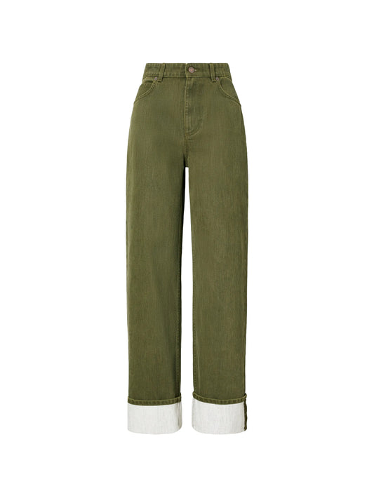 cuffed jeans