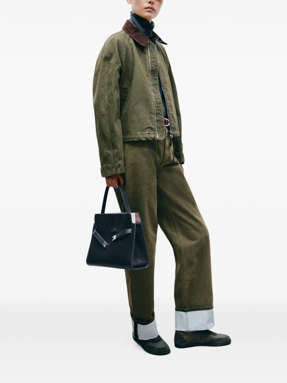 cuffed jeans