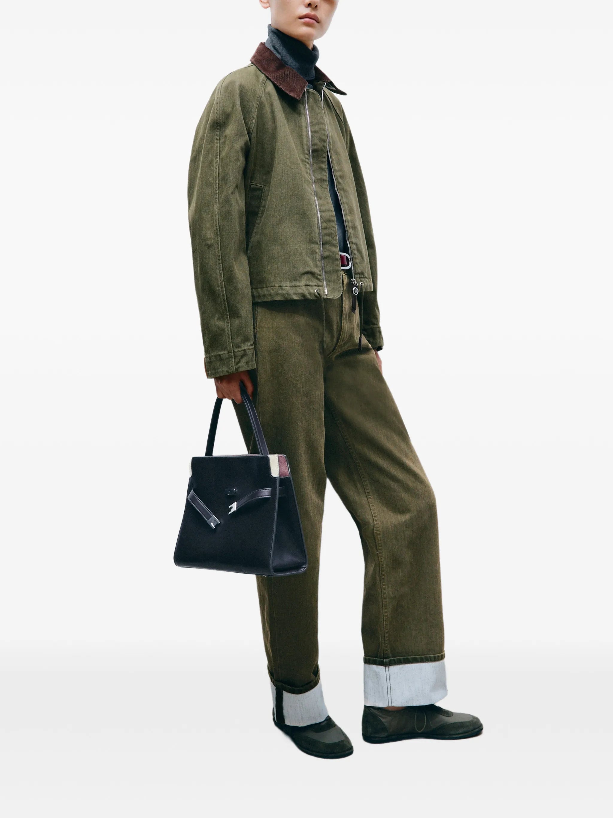 cuffed jeans