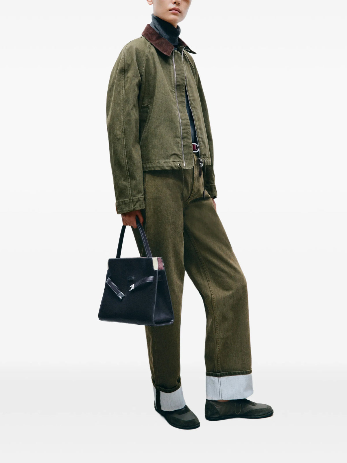 cuffed jeans