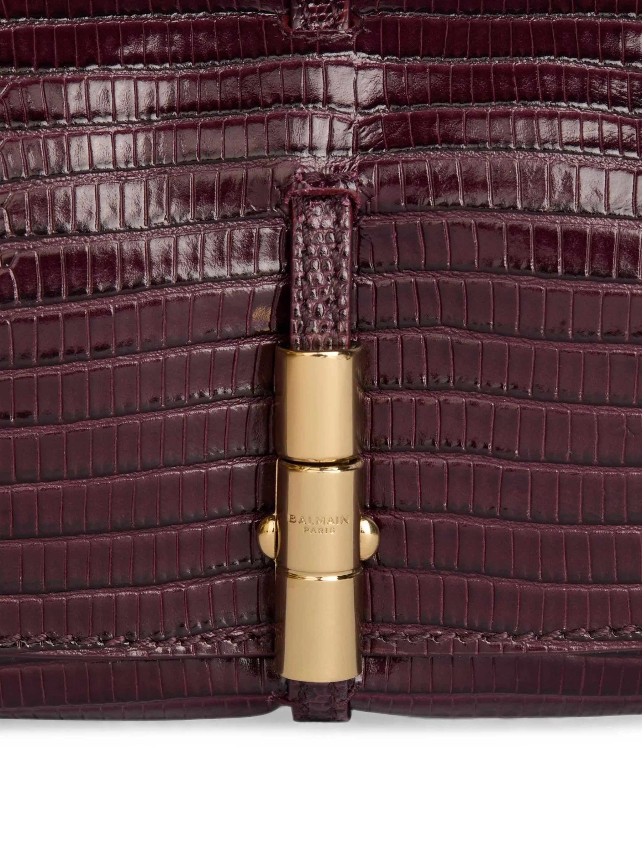 embossed-leather Metropolis bag