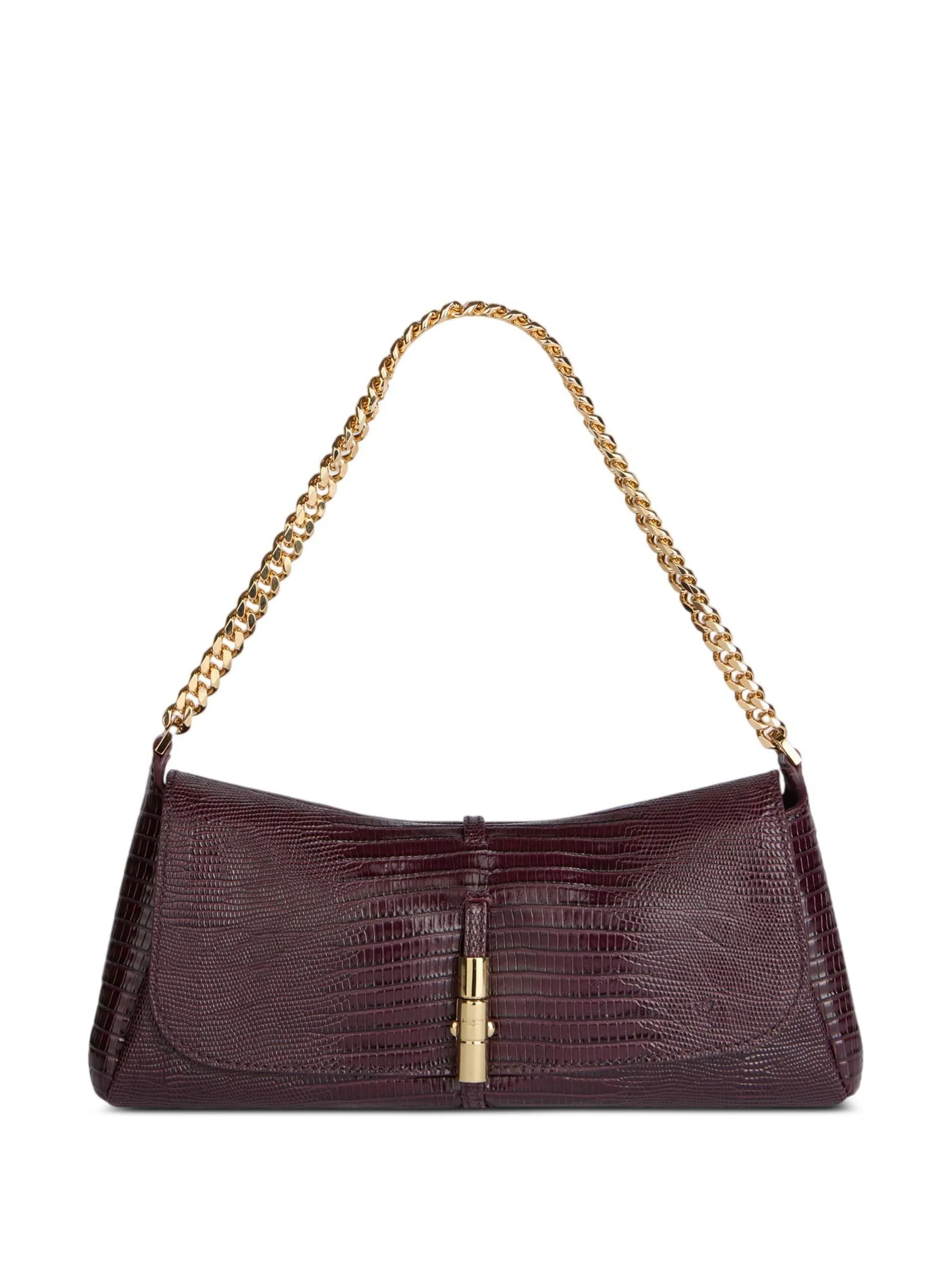 embossed-leather Metropolis bag
