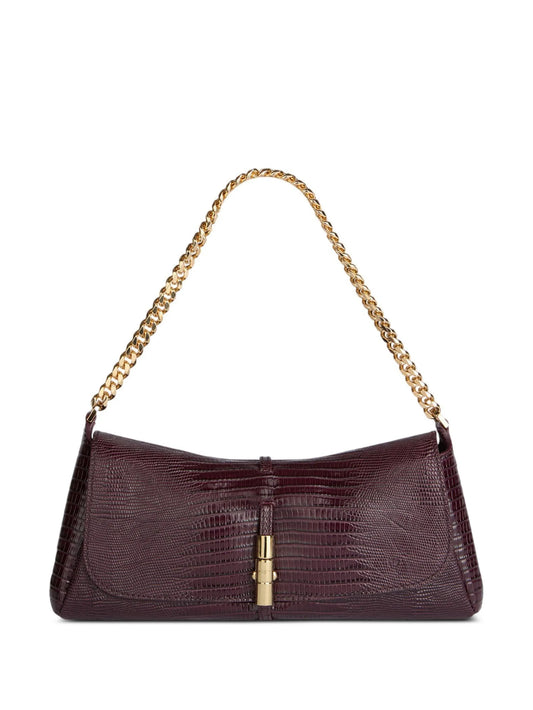 embossed-leather Metropolis bag