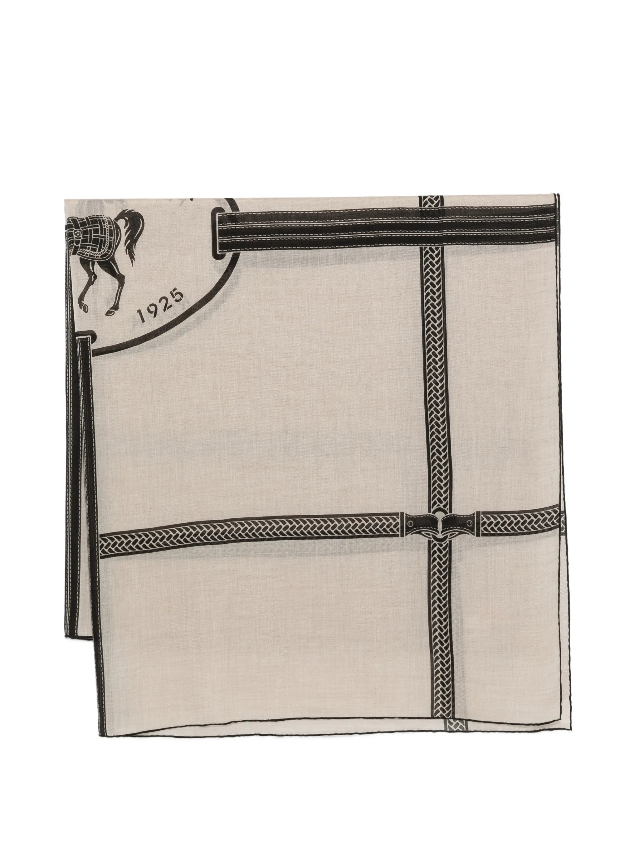 equestrian-print scarf