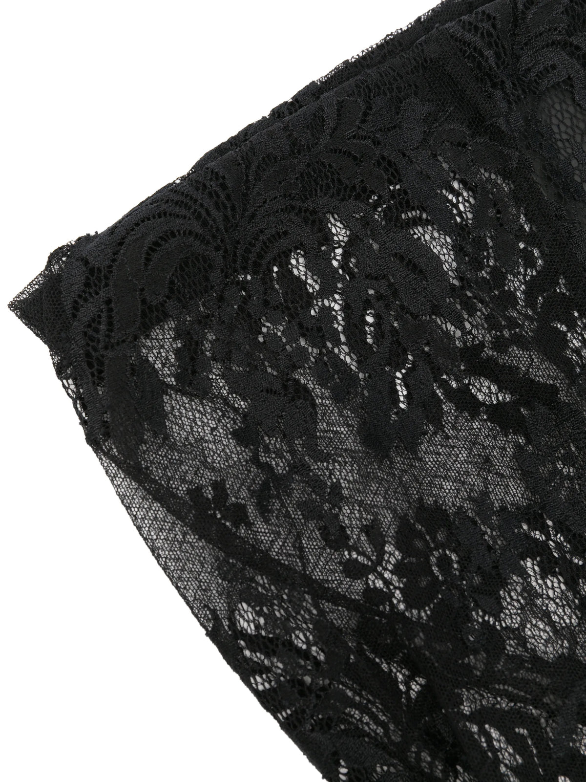 floral-lace tights