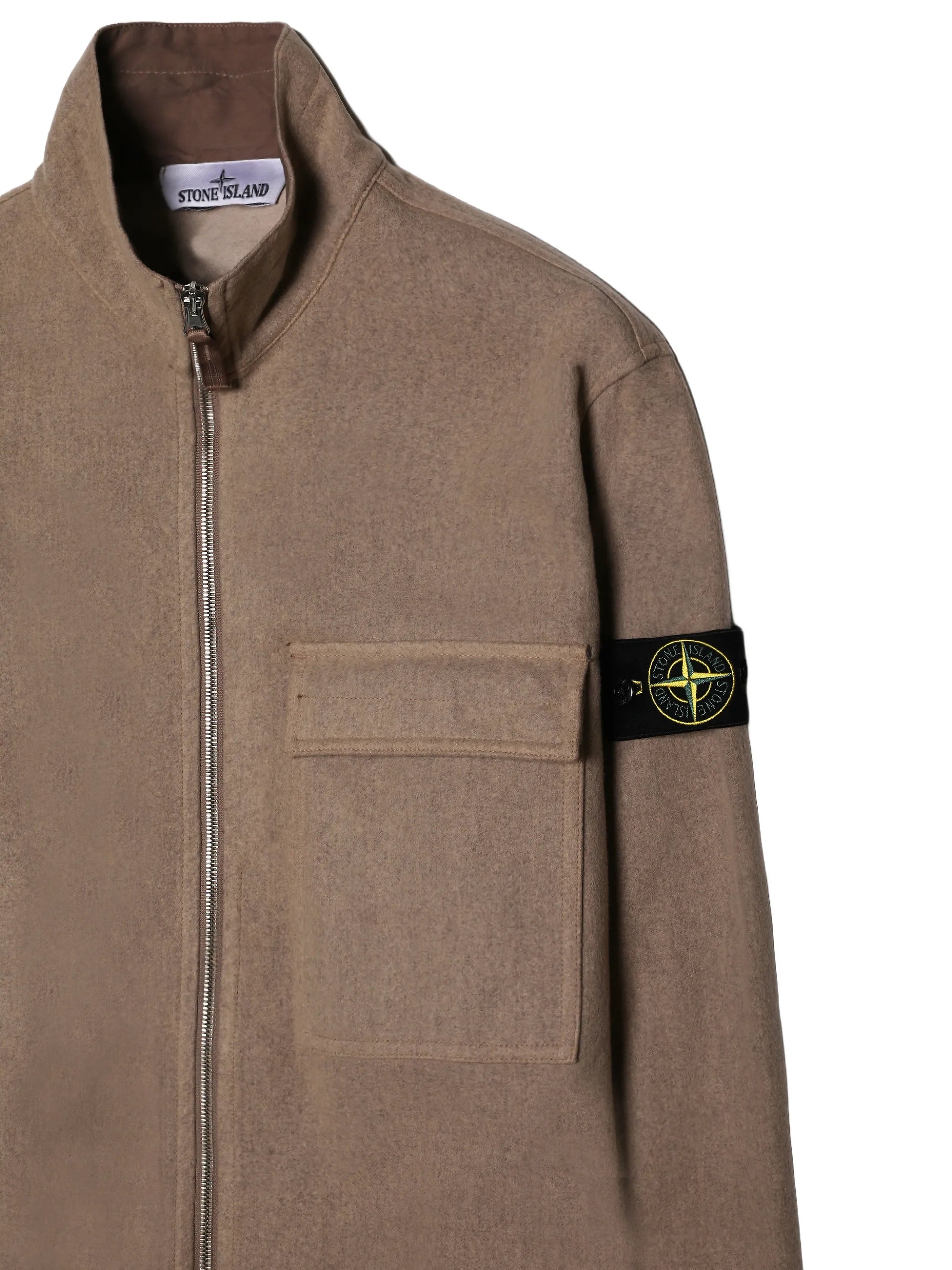 1200033 wool nylon flannel-tc overshirt