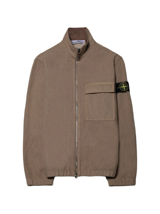 1200033 wool nylon flannel-tc overshirt