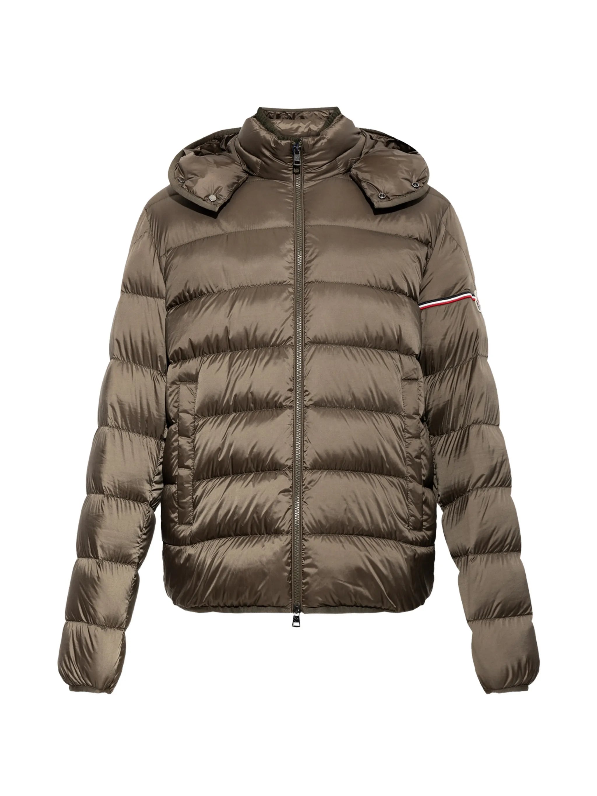 Ravenlock hooded short down jacket