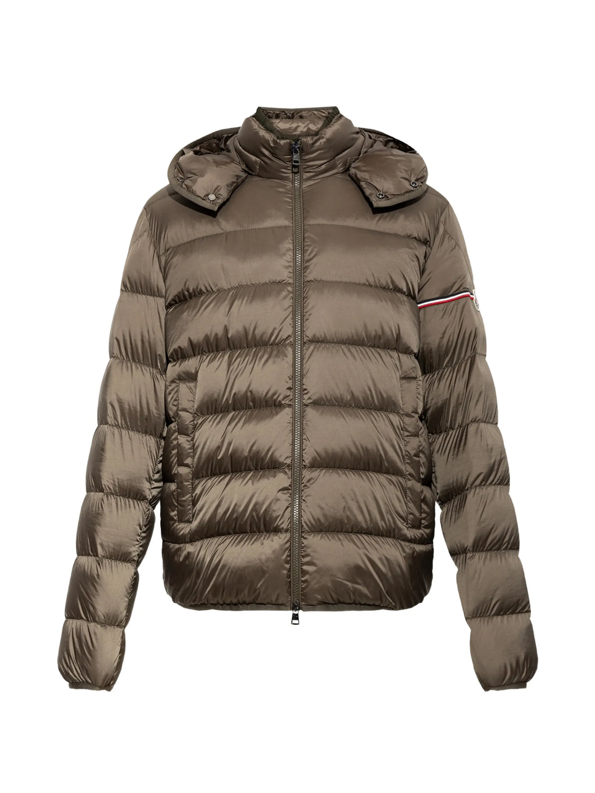 Ravenlock hooded short down jacket