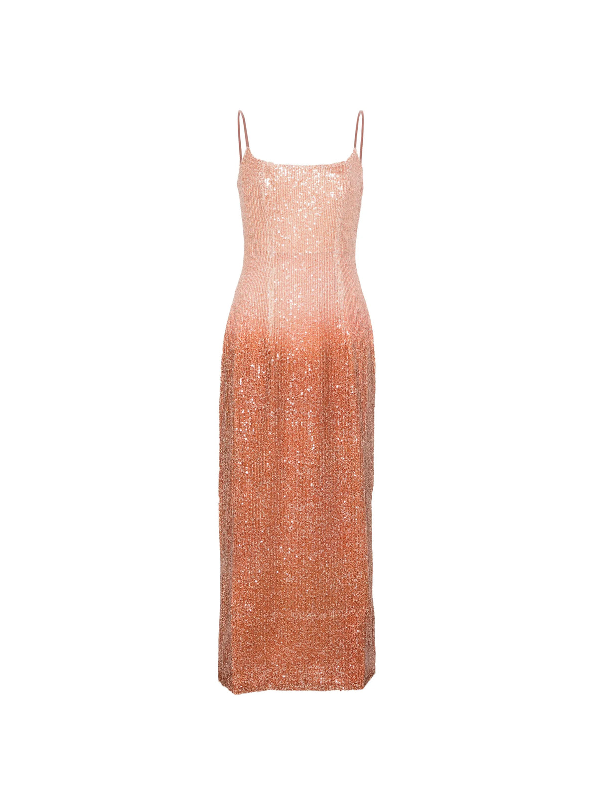 ombre Vionara sequin midi dress