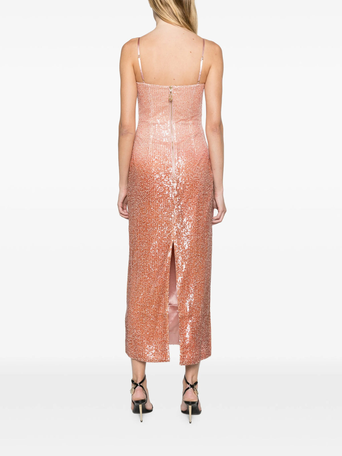 ombre Vionara sequin midi dress